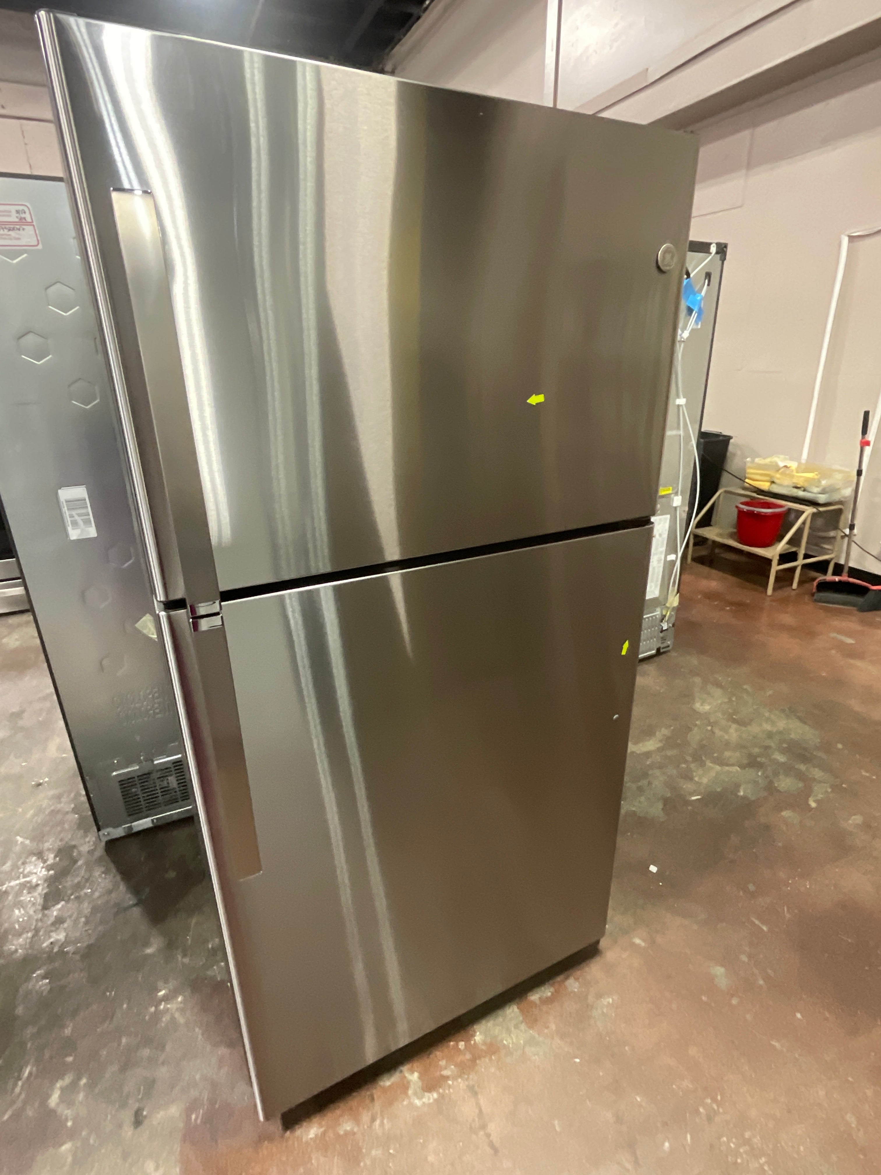 GE® 21.9 Cu. Ft. Garage Ready Top-Freezer Refrigerator