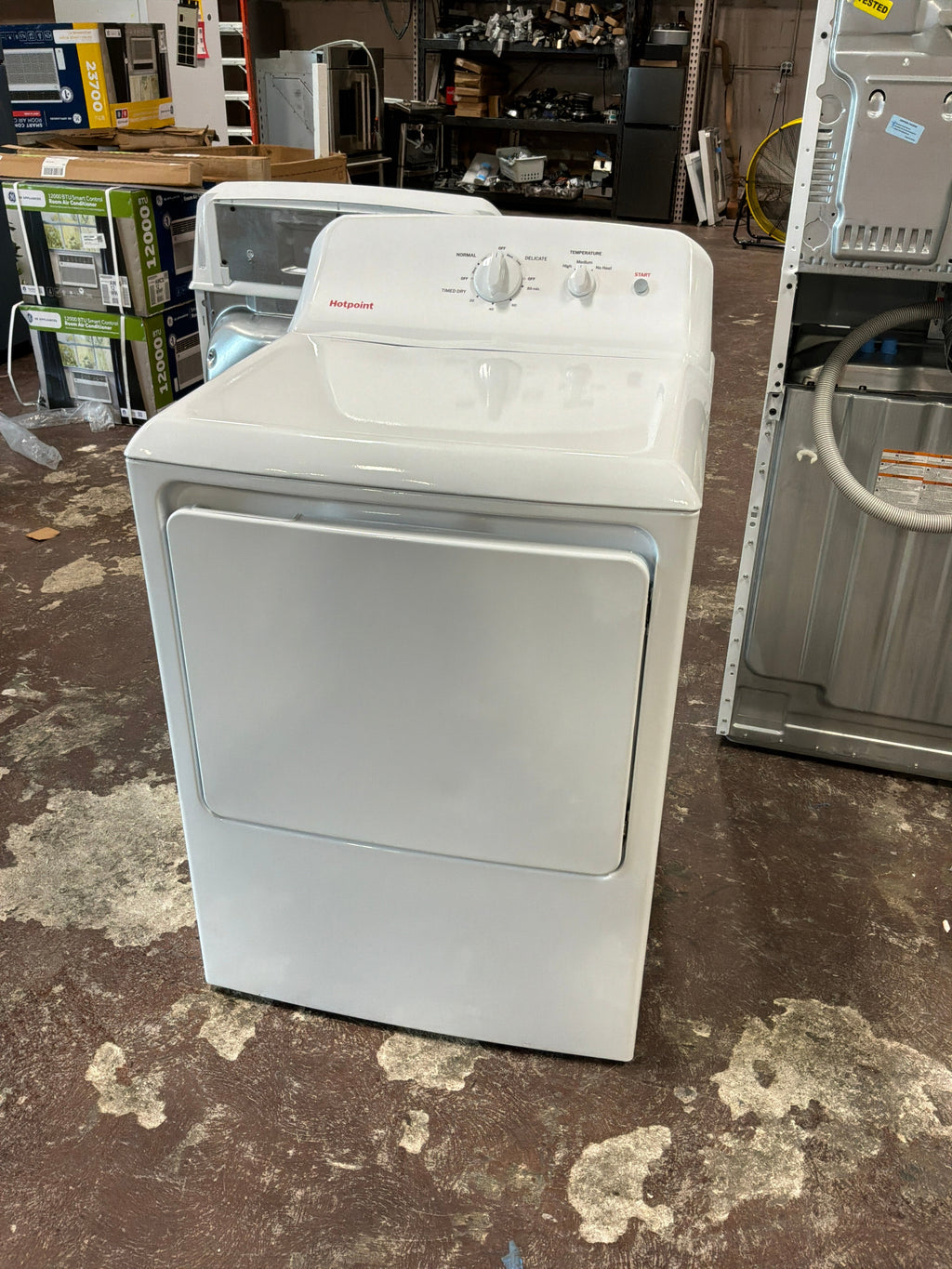 Hotpoint® 6.2 cu. ft. Capacity  Electric Dryer with Up To 120 ft. Venting and Shallow Depth