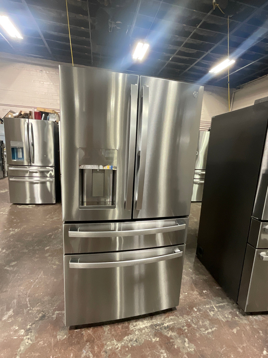 GE Profile™ ENERGY STAR® 27.9 Cu. Ft. Smart Fingerprint Resistant 4-Door French-Door Refrigerator with Door In Door