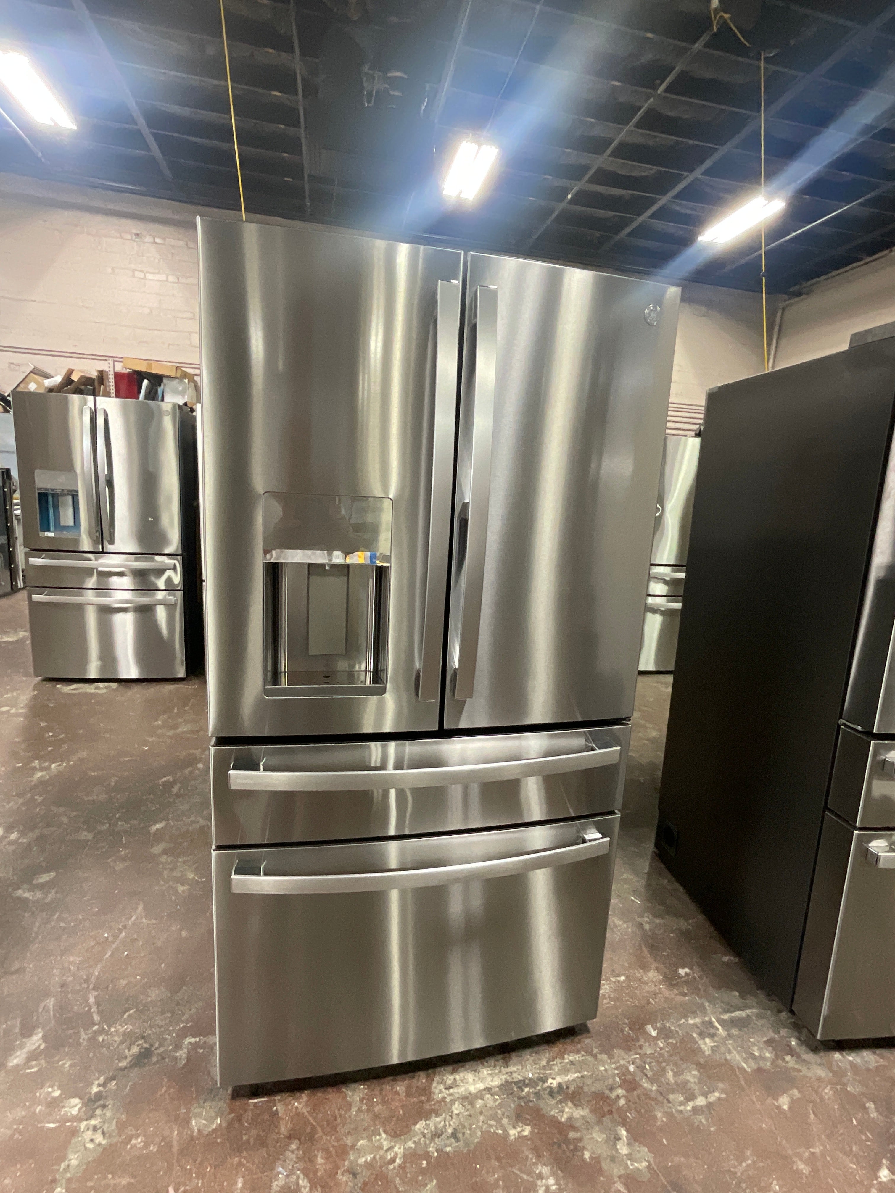 GE Profile™ ENERGY STAR® 27.9 Cu. Ft. Smart Fingerprint Resistant 4-Door French-Door Refrigerator with Door In Door