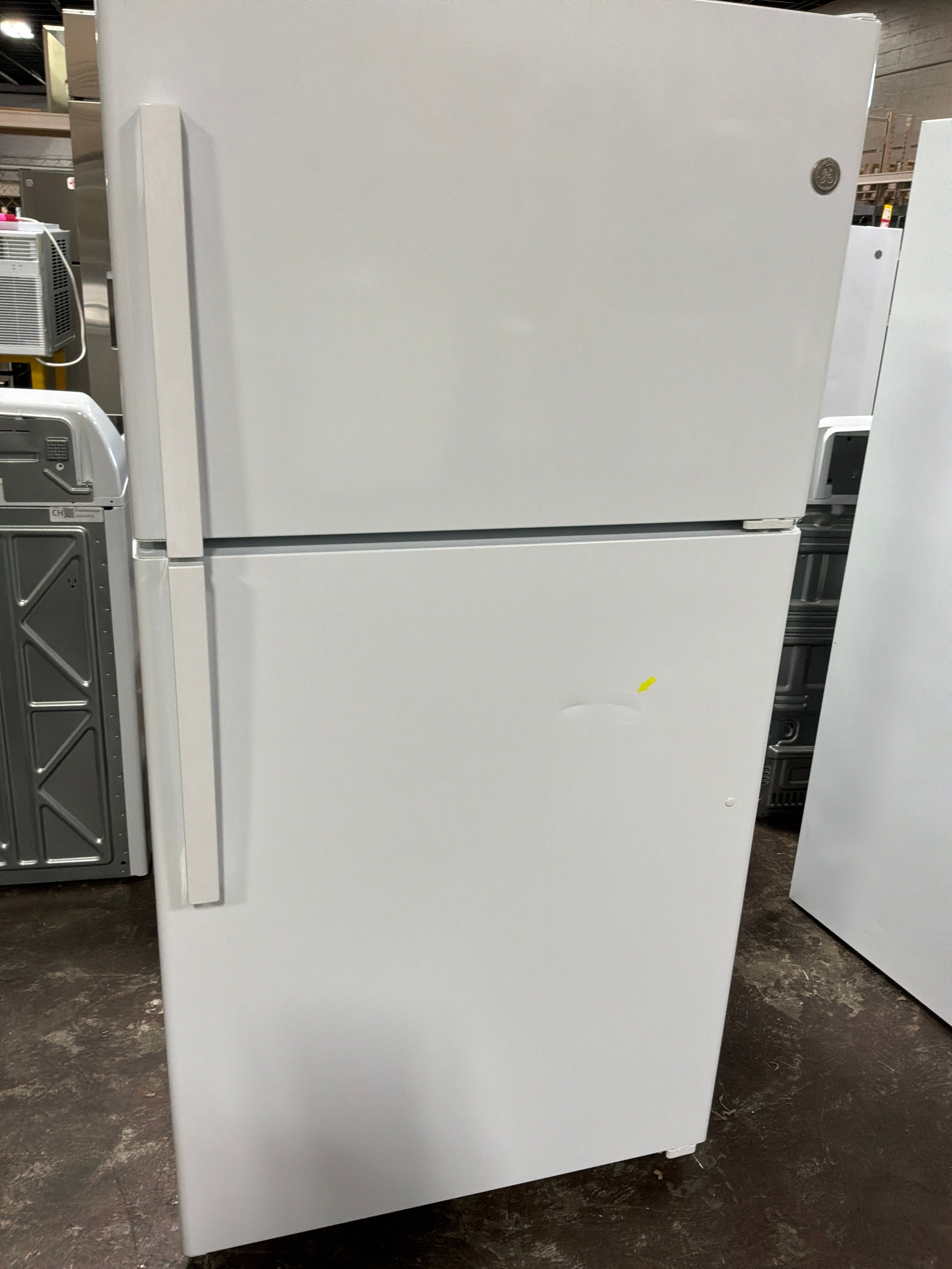GE® 21.9 Cu. Ft. Garage Ready Top-Freezer Refrigerator
