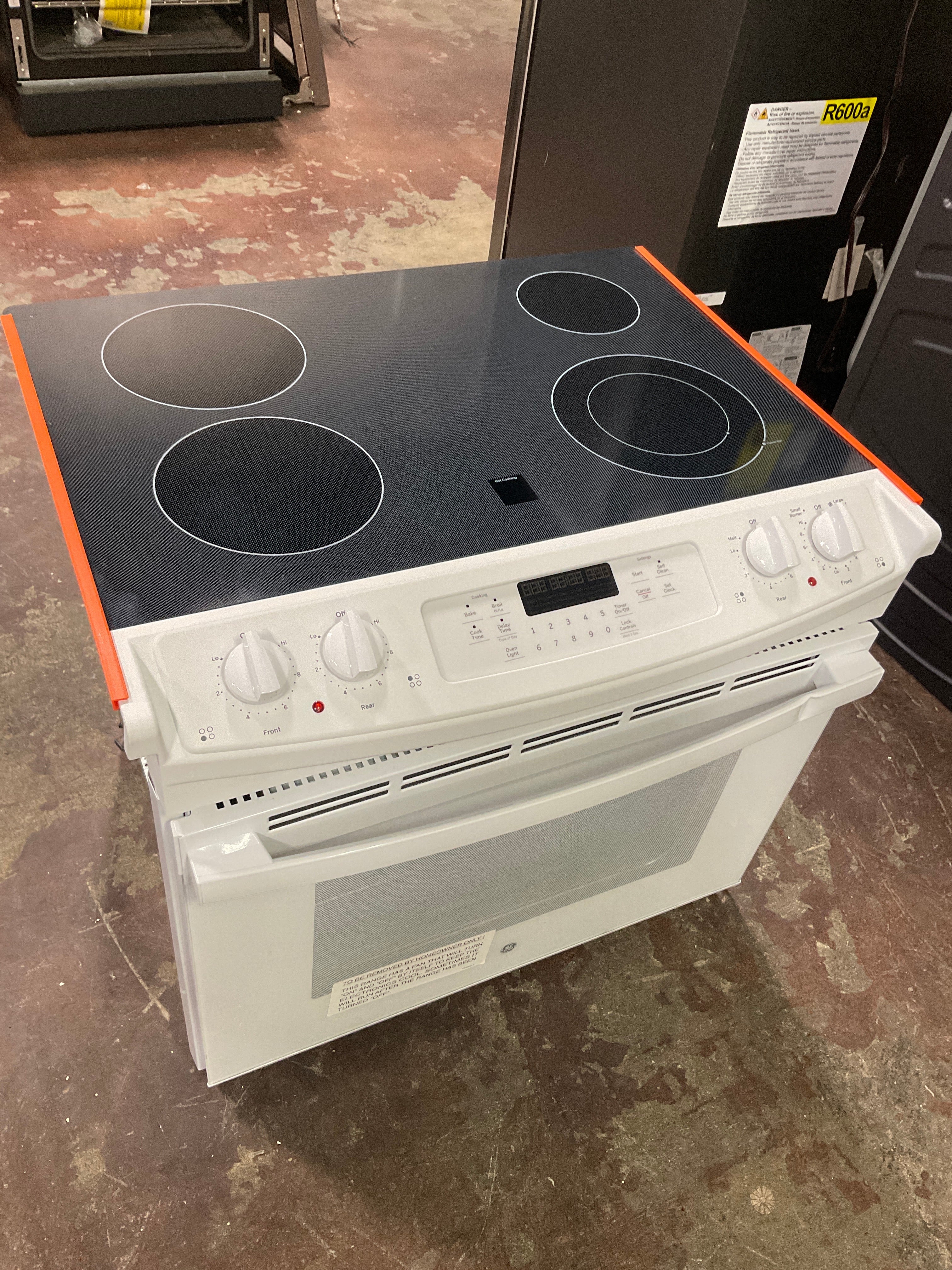 GE® 30" Drop-In Electric Range
