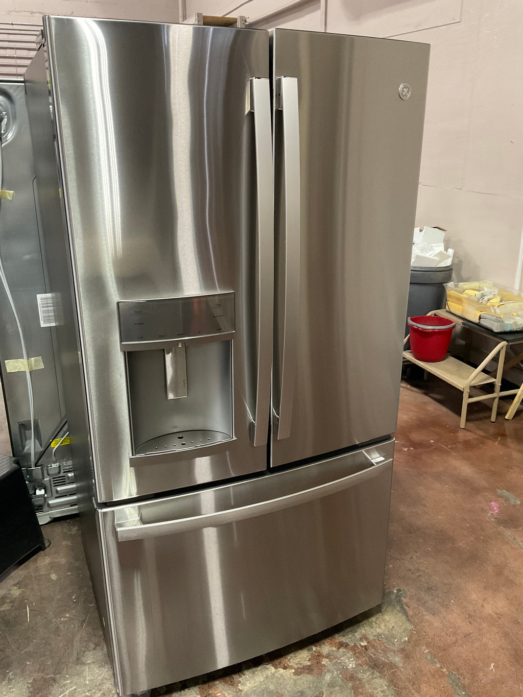 GE Profile™ ENERGY STAR® 27.7 Cu. Ft. Fingerprint Resistant French-Door Refrigerator with Hands-Free AutoFill