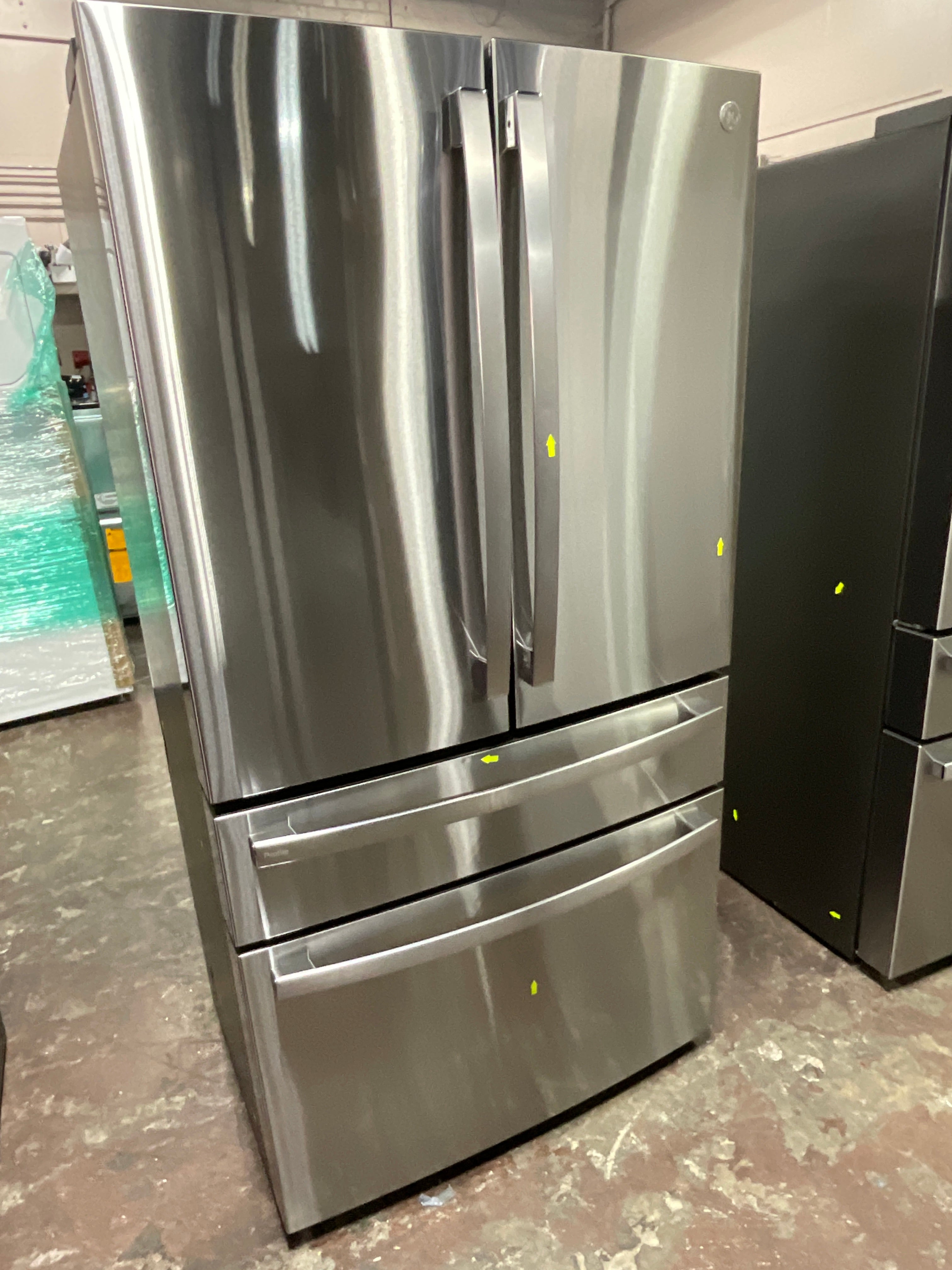GE Profile™ ENERGY STAR® 23.2 Cu. Ft. Smart Counter-Depth Fingerprint Resistant 4-Door French-Door Refrigerator