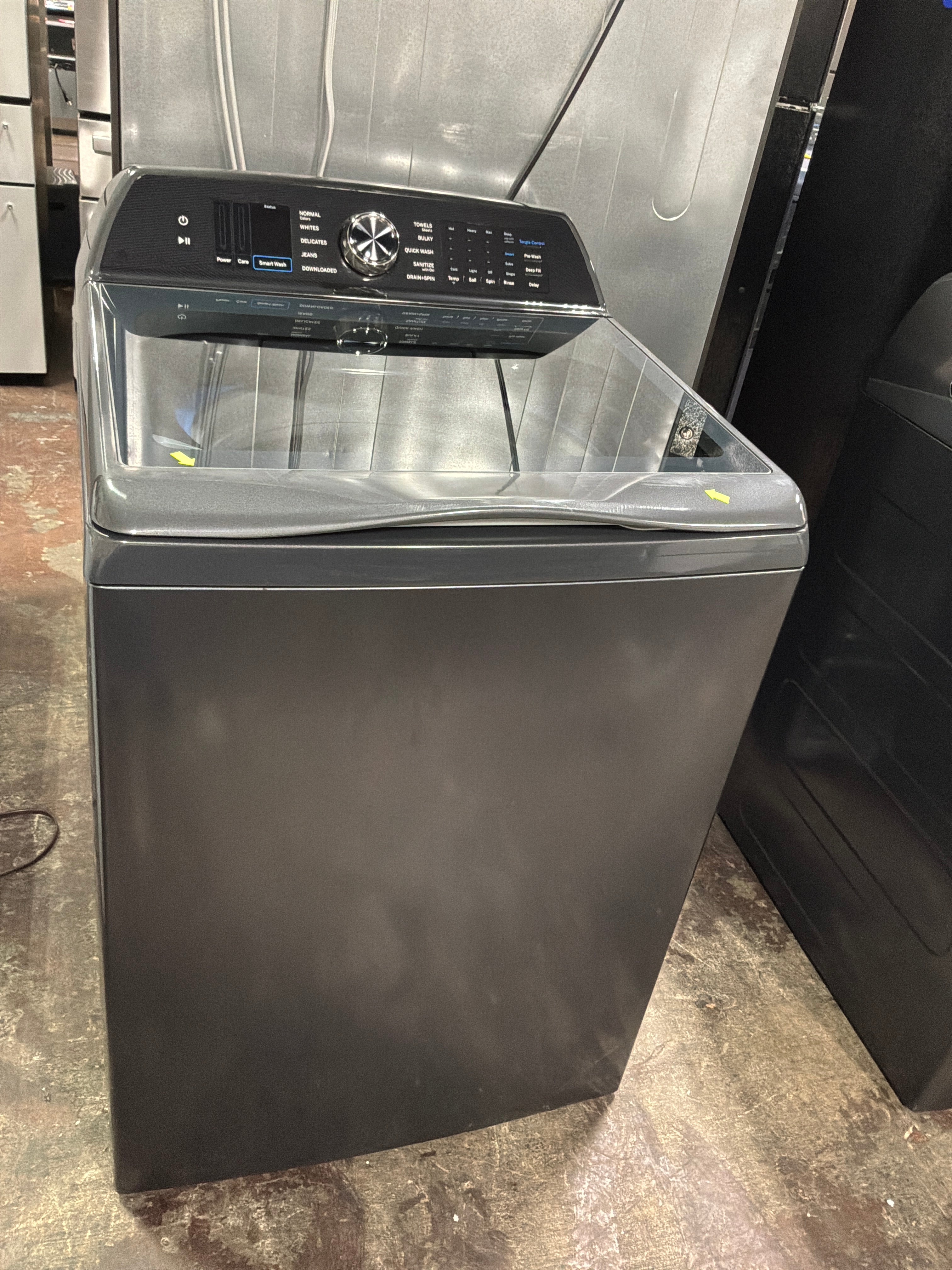GE Profile™ ENERGY STAR® 5.3 cu. ft. Capacity Washer with Smarter Wash Technology and FlexDispense™