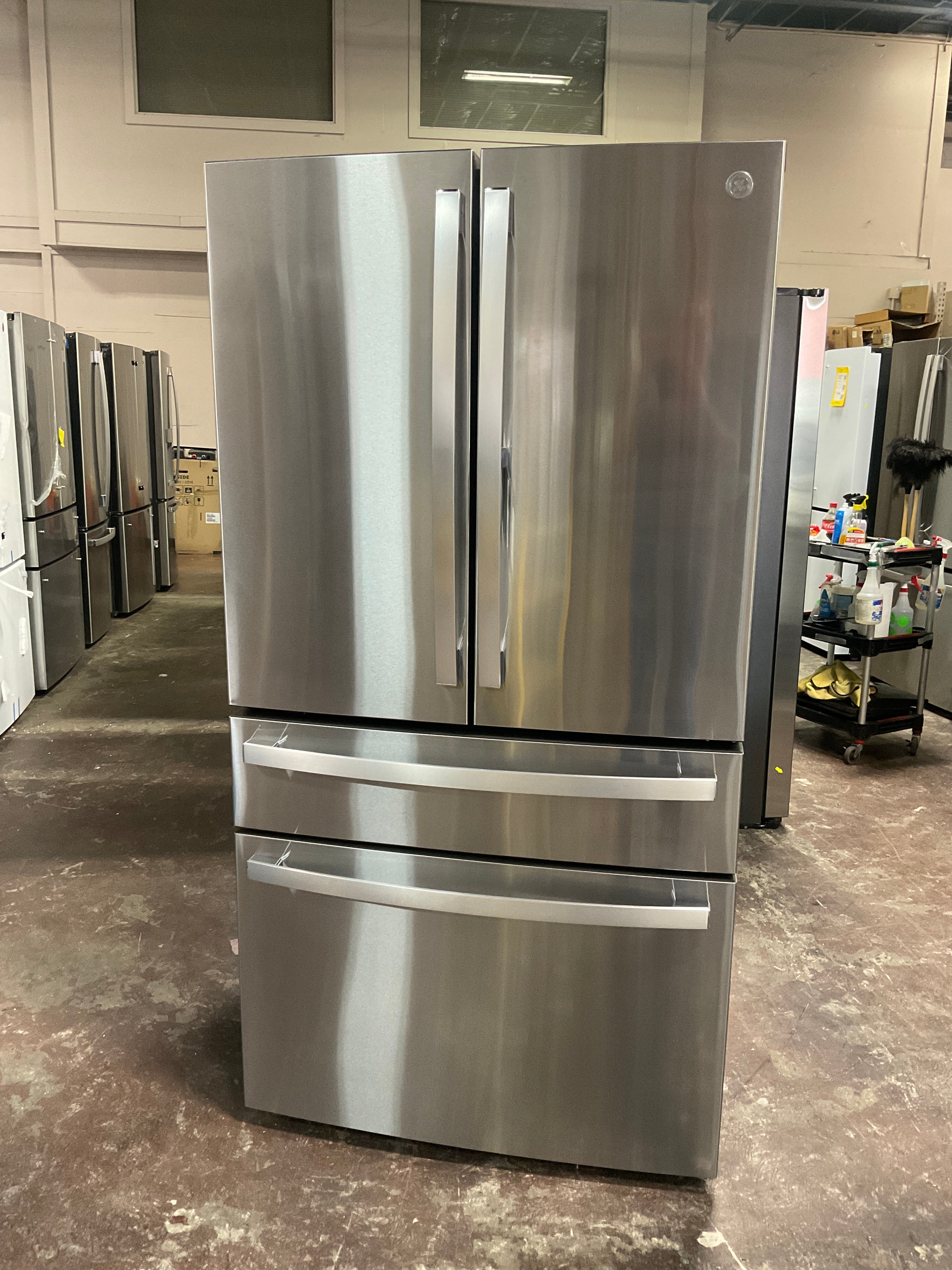 GE Profile™ ENERGY STAR® 29 Cu. Ft. Smart Fingerprint Resistant 4-Door French-Door Refrigerator with Door In Door