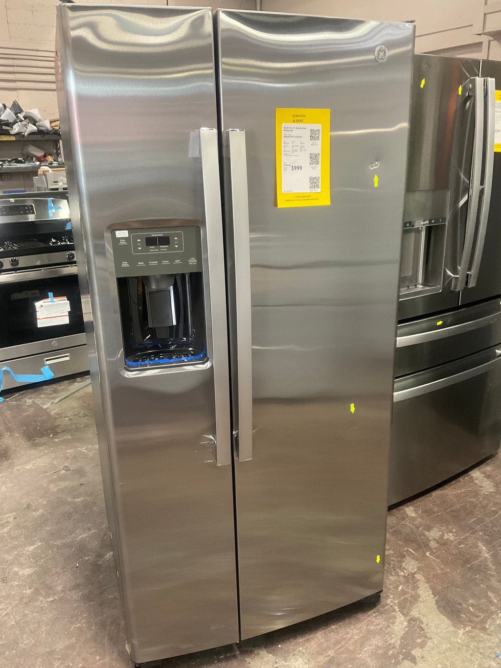 GE 23.0 Cu. Ft. Side-By-Side Refrigerator