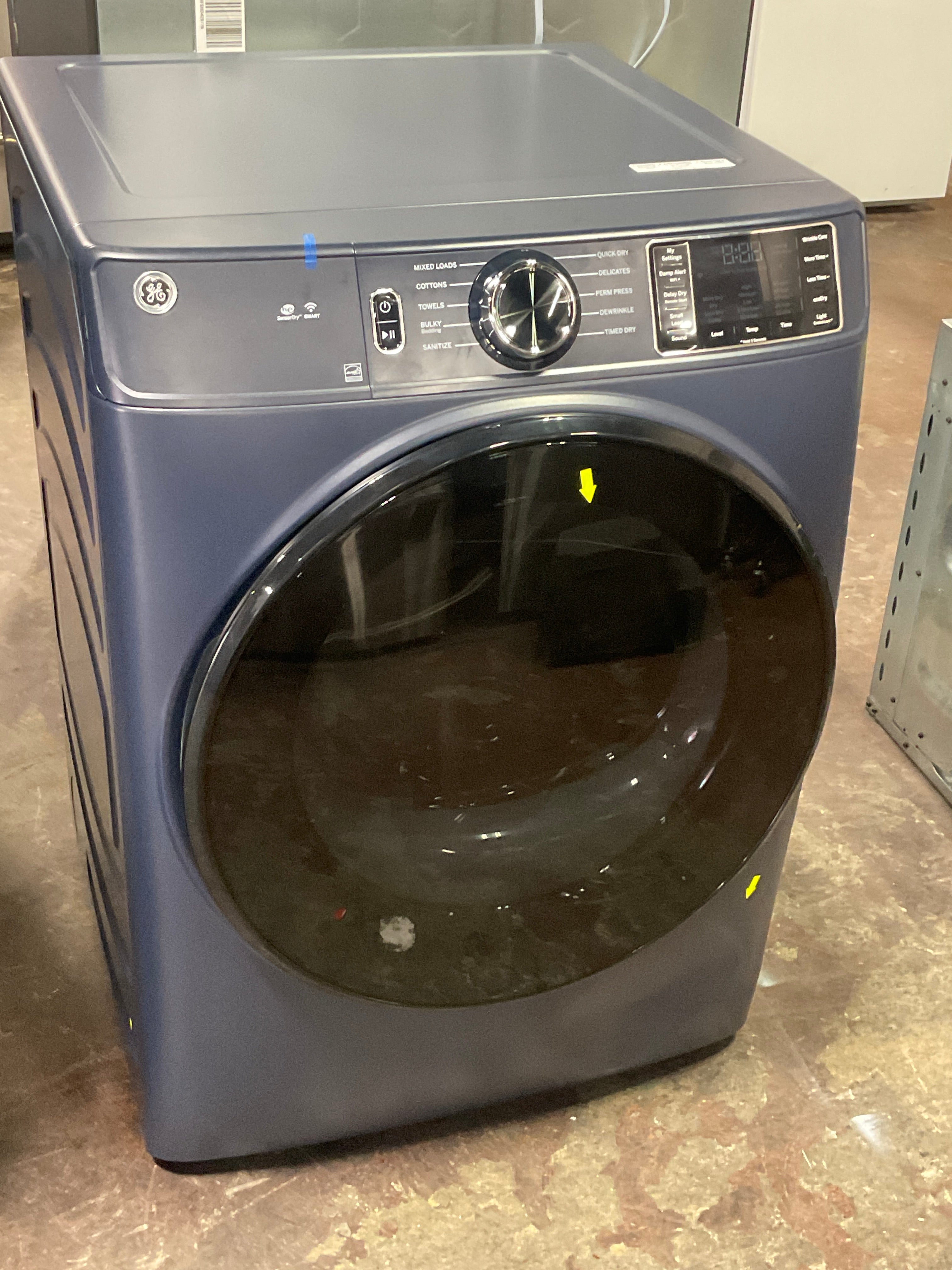 GE® ENERGY STAR® 7.8 cu. ft. Capacity Smart Front Load Electric Dryer with Sanitize Cycle