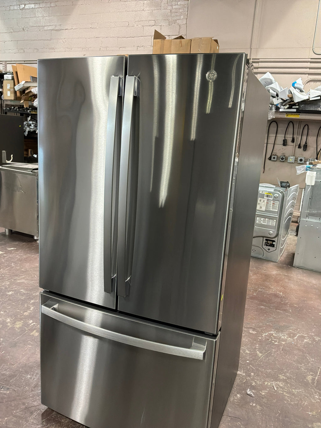 GE ENERGY STAR 27.0 Cu. Ft. Fingerprint Resistant French-Door Refrigerator