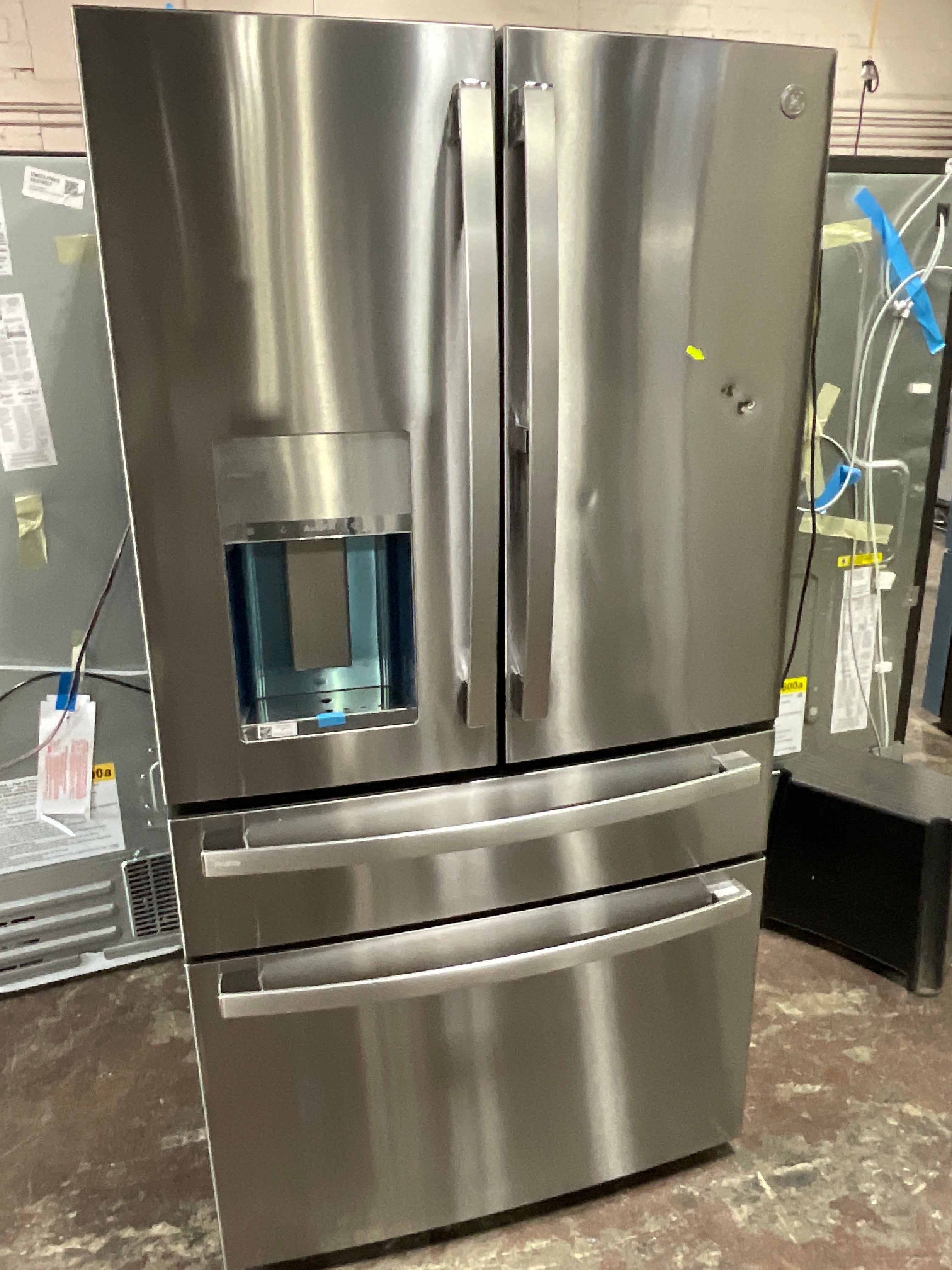 GE Profile™ ENERGY STAR® 27.9 Cu. Ft. Smart Fingerprint Resistant 4-Door French-Door Refrigerator with Door In Door