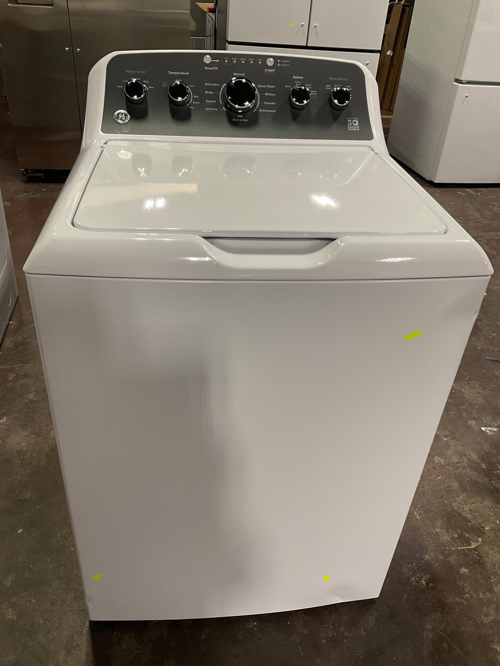 GE GE® 4.5 cu. ft. Capacity Washer with Stainless Steel Basket, Cold Plus and Wash Boost