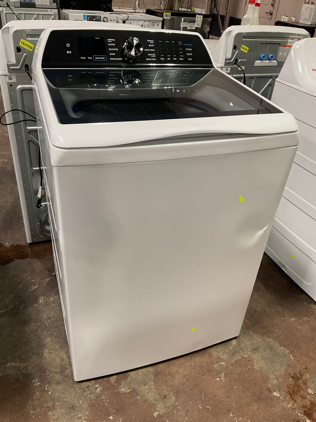 GE Profile™ ENERGY STAR® 5.3 cu. ft. Capacity Washer with Smarter Wash Technology and FlexDispense™