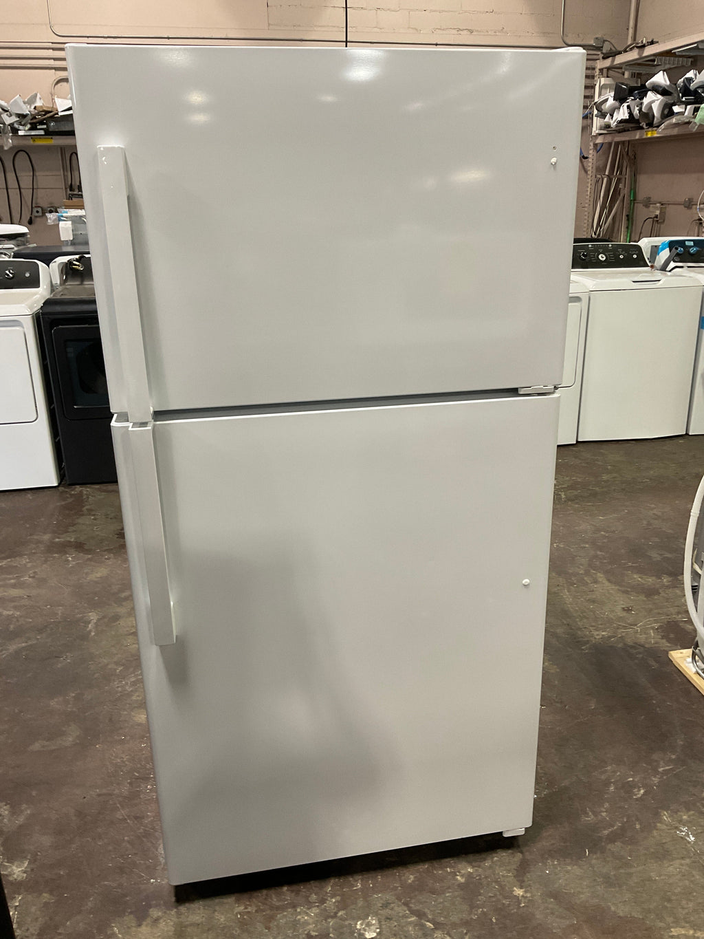 GE® 21.9 Cu. Ft. Garage Ready Top-Freezer Refrigerator
