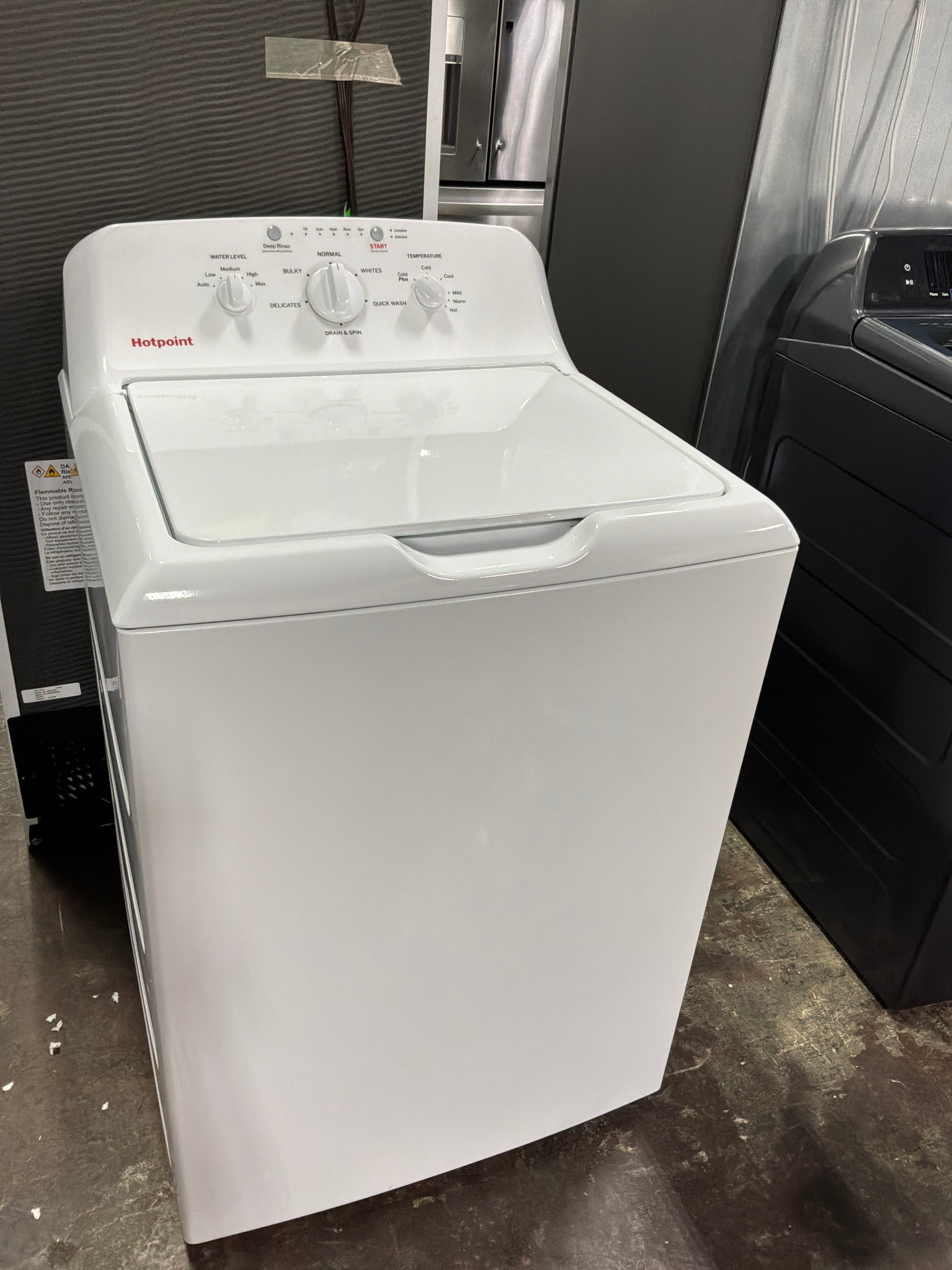 Hotpoint® 4.0 cu. ft. Capacity Washer with Stainless Steel Basket,Cold Plus and Water Level Control