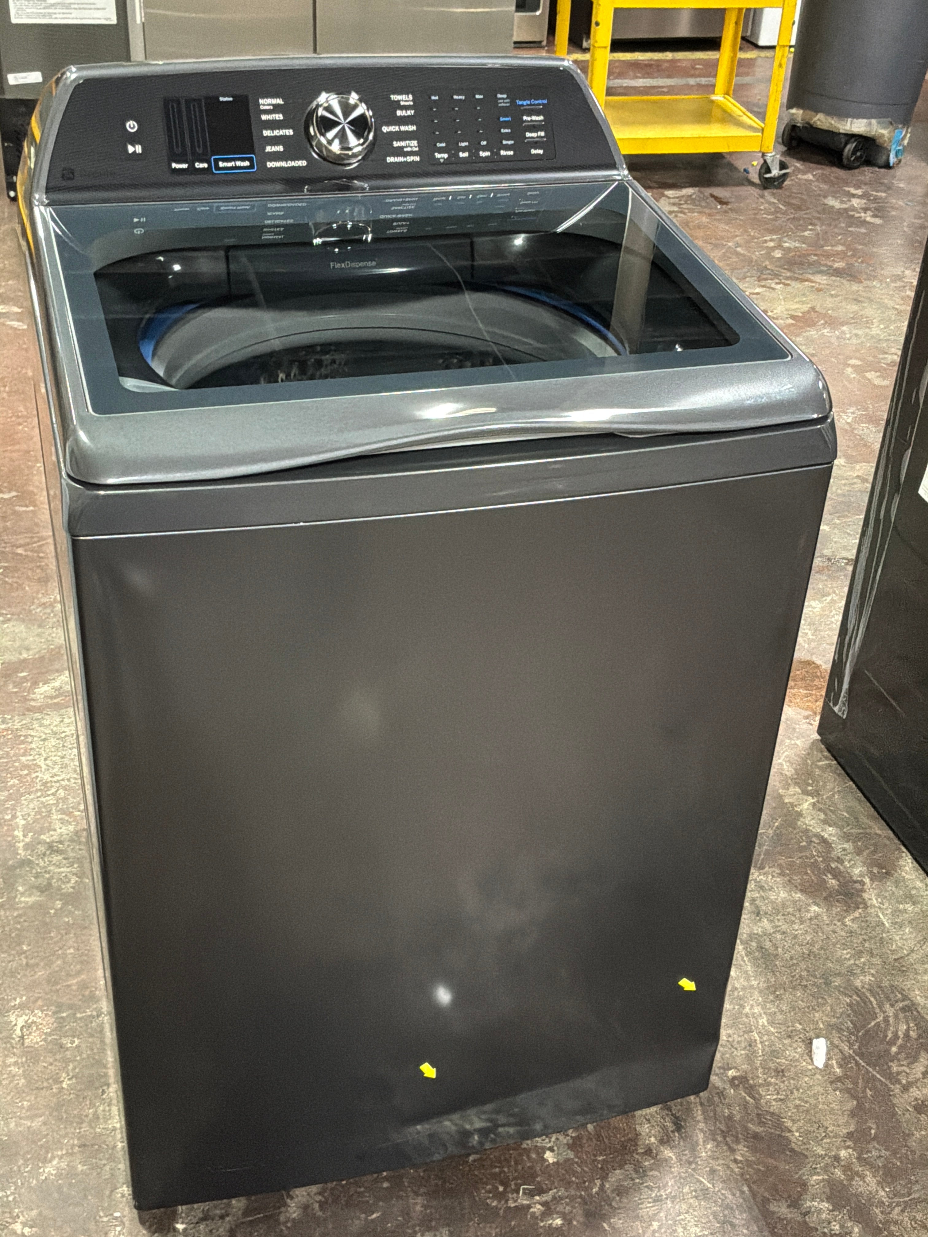 GE Profile™ ENERGY STAR® 5.3 cu. ft. Capacity Washer with Smarter Wash Technology and FlexDispense™