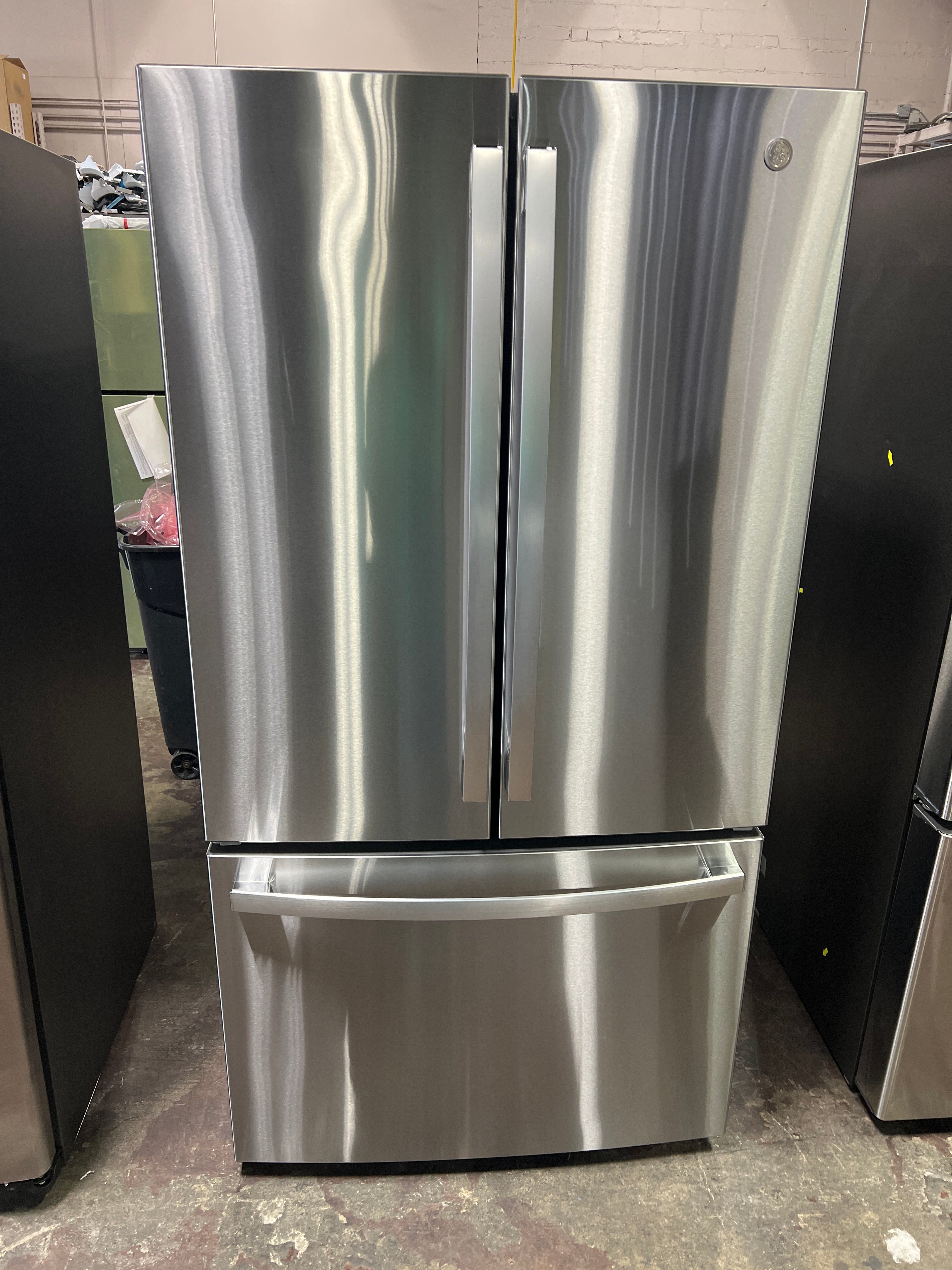 GE GE® ENERGY STAR® 21.9 Cu. Ft. Fingerprint Resistant Counter-Depth French-Door Refrigerator