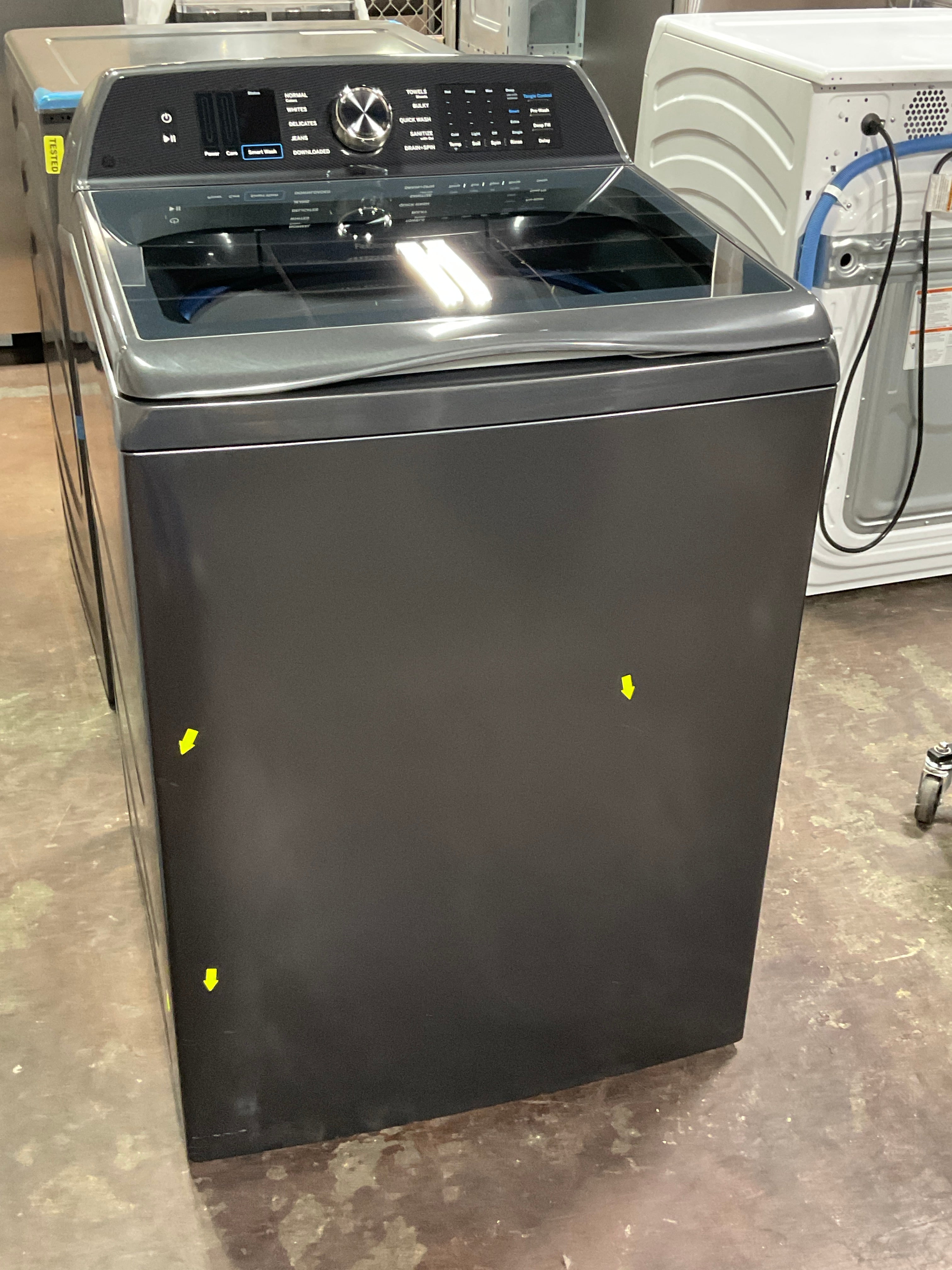 GE Profile™ ENERGY STAR® 5.4 cu. ft. Capacity Washer with Smarter Wash Technology and FlexDispense™