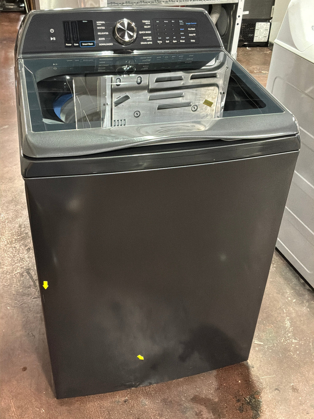 GE Profile™ ENERGY STAR® 5.4 cu. ft. Capacity Washer with Smarter Wash Technology and FlexDispense™