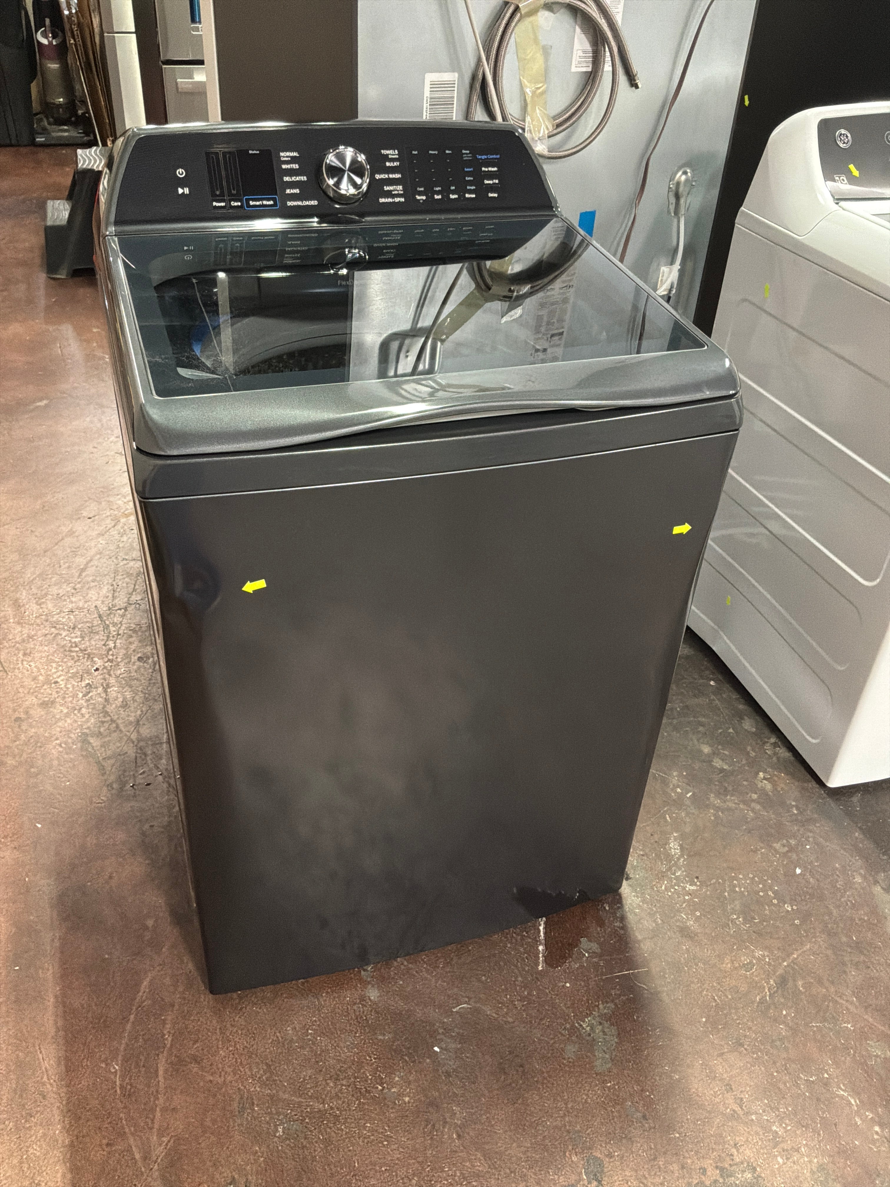 GE Profile™ ENERGY STAR® 5.4 cu. ft. Capacity Washer with Smarter Wash Technology and FlexDispense™