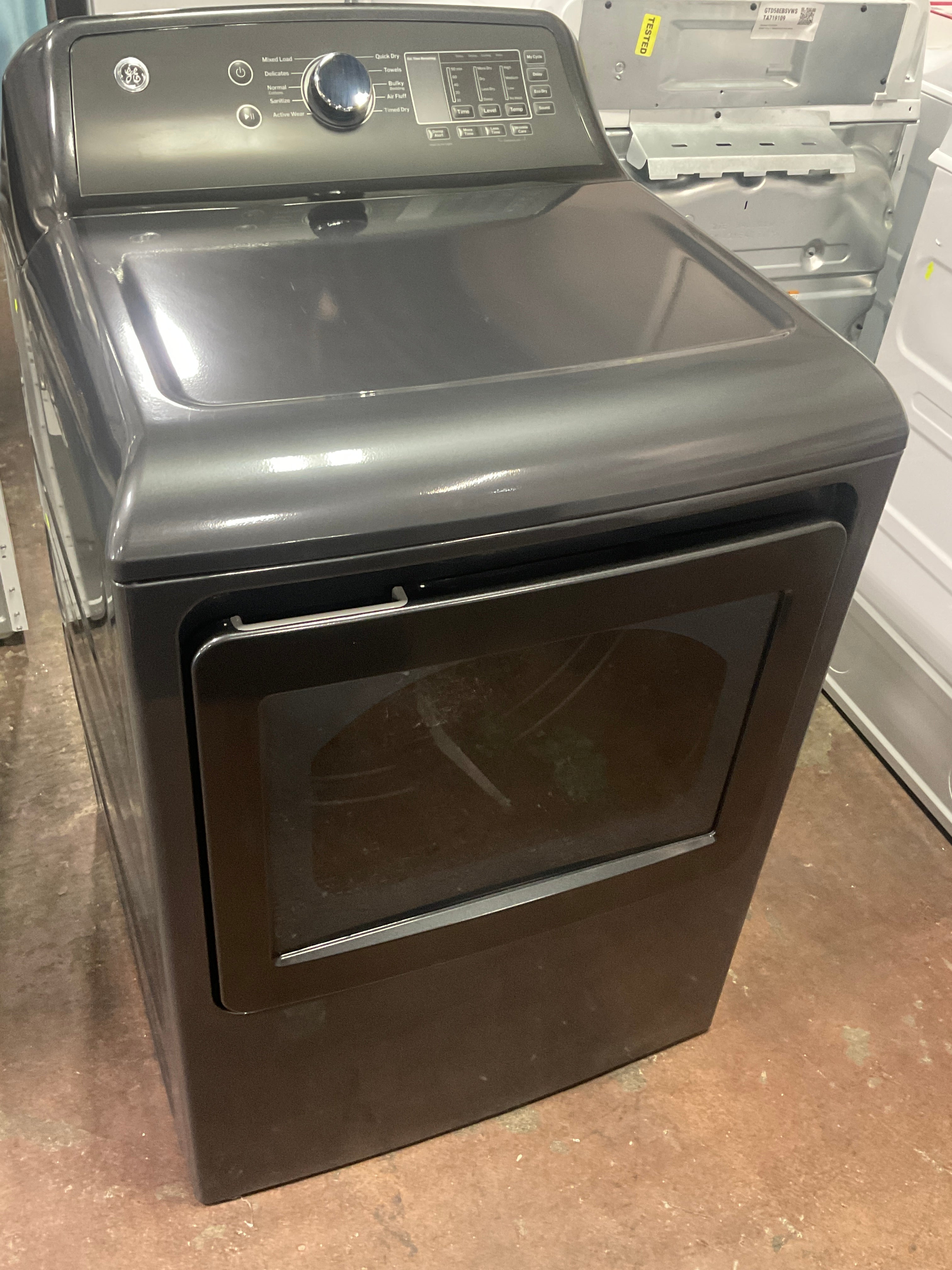 GE GE® 7.4 cu. ft. Capacity Electric Dryer with Up To 120 ft. Venting and Sensor Dry