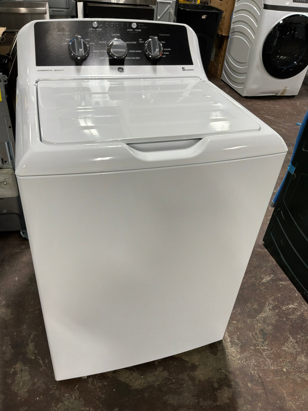 GE® 4.3 cu. ft. Capacity Washer with Stainless Steel Basket,5-yr Limited Warranty