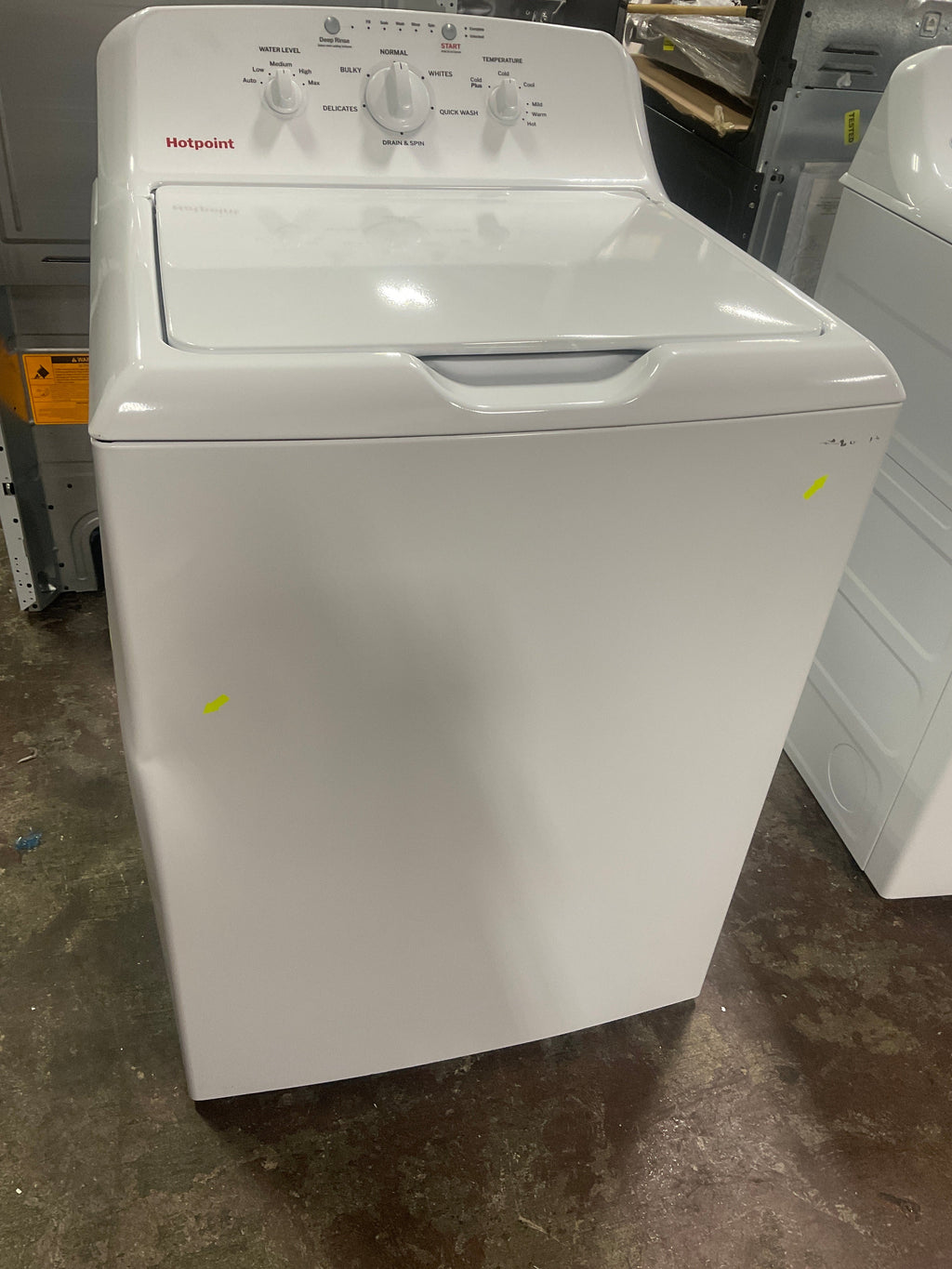 Hotpoint® 4.0 cu. ft. Capacity Washer with Stainless Steel Basket,Cold Plus and Water Level Control