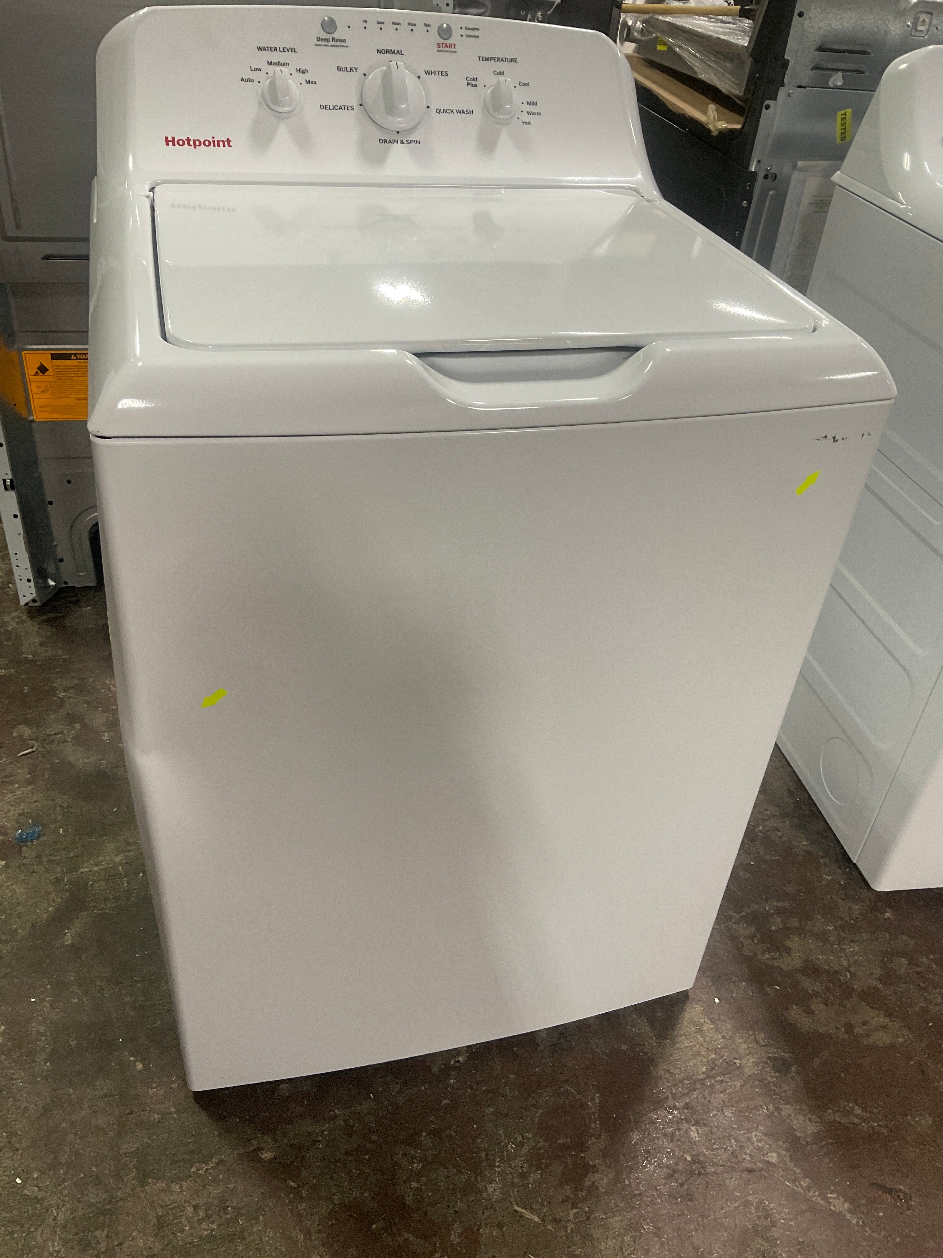 Hotpoint® 4.0 cu. ft. Capacity Washer with Stainless Steel Basket,Cold Plus and Water Level Control