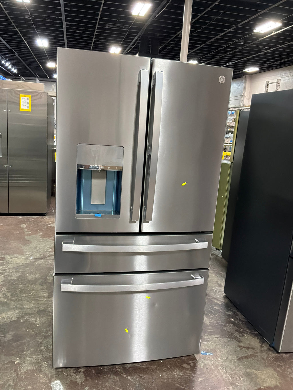 GE Profile™ 22.4 Cu. Ft. Smart Counter-Depth Fingerprint Resistant 4-Door French-Door Refrigerator with Door In Door