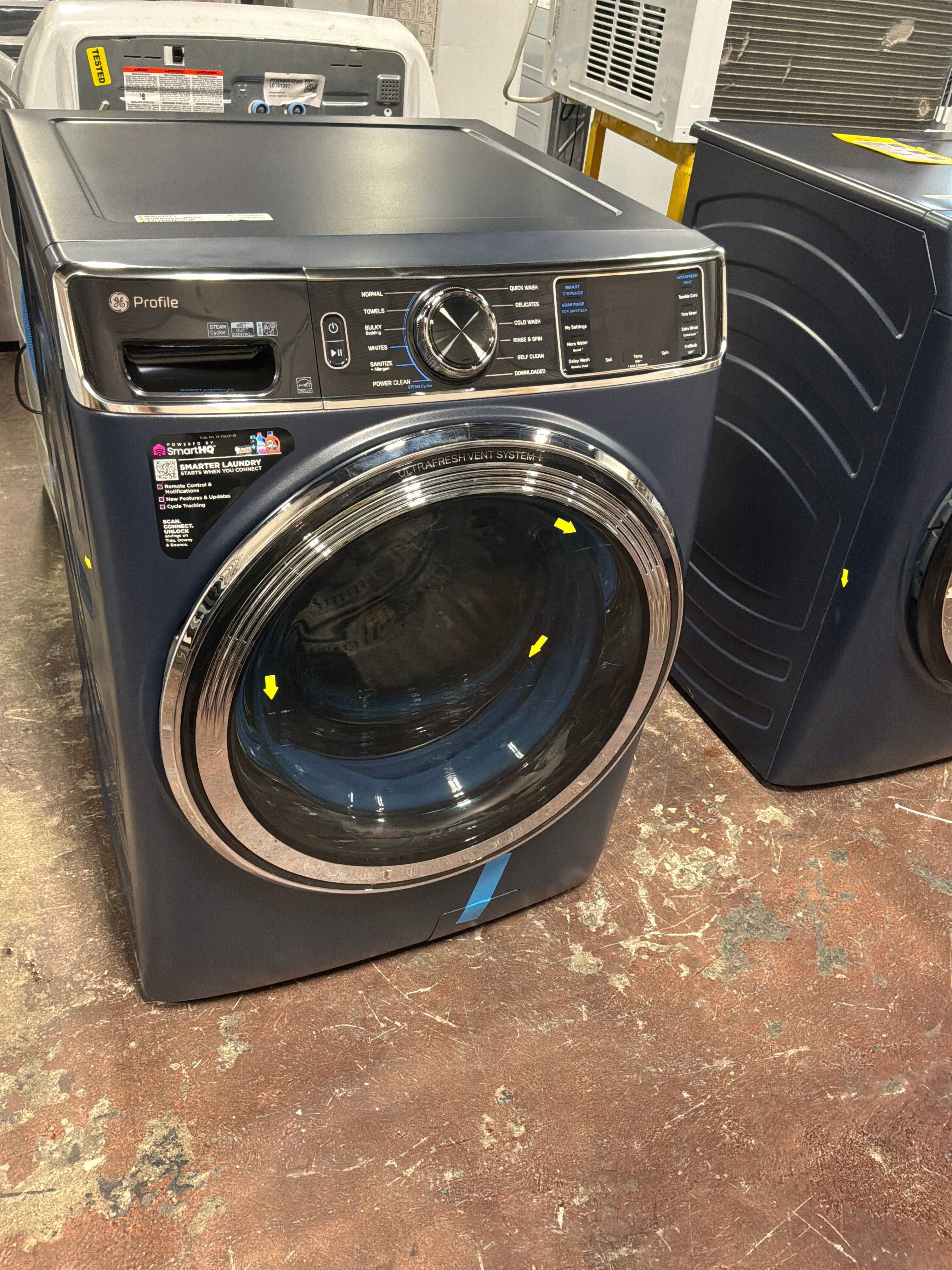 GE Profile™ 5.3 cu. ft. Capacity Smart Front Load ENERGY STAR® Washer with UltraFresh™ Vent System+ with OdorBlock™