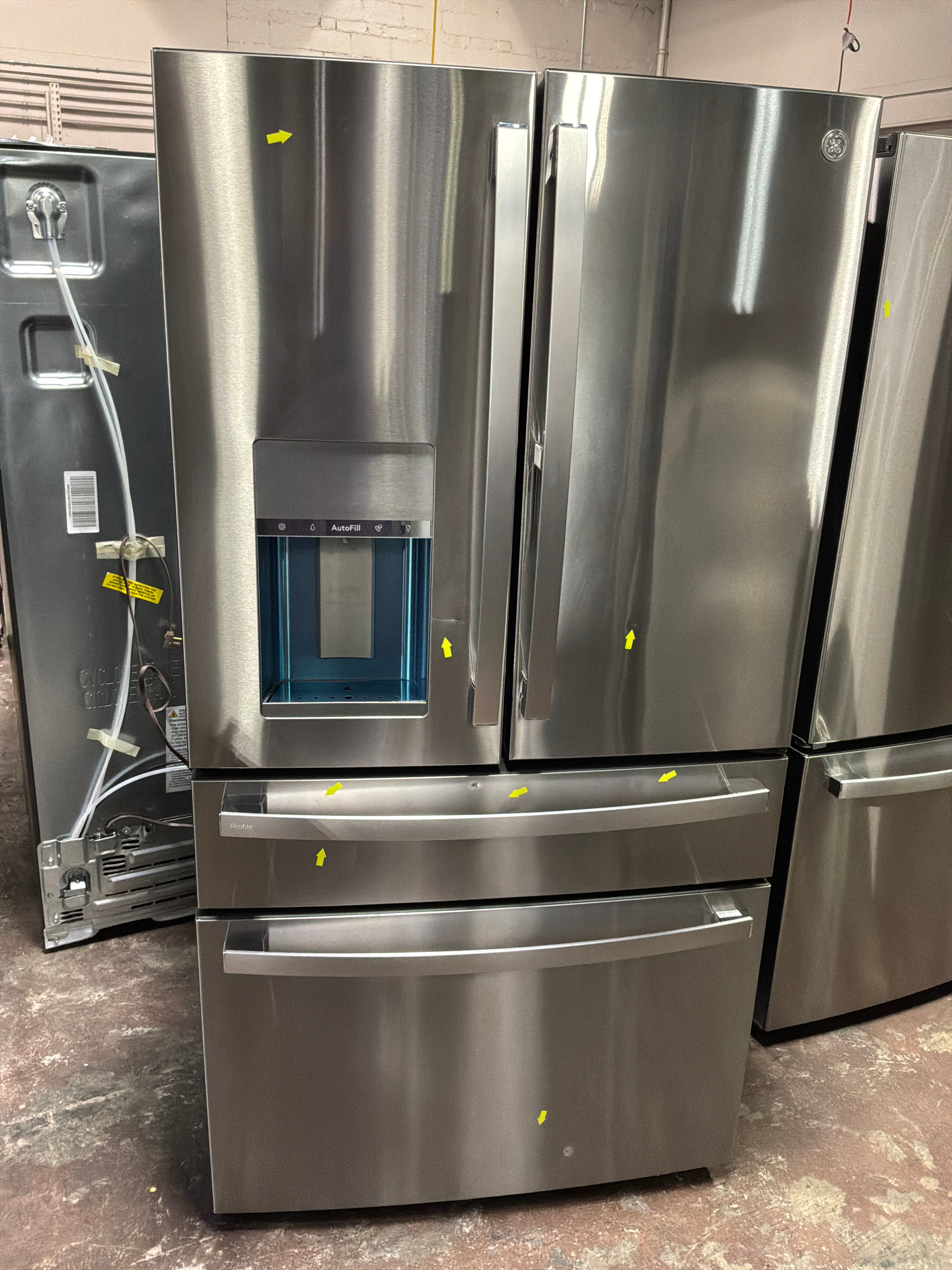 GE Profile™ 22.4 Cu. Ft. Smart Counter-Depth Fingerprint Resistant 4-Door French-Door Refrigerator with Door In Door