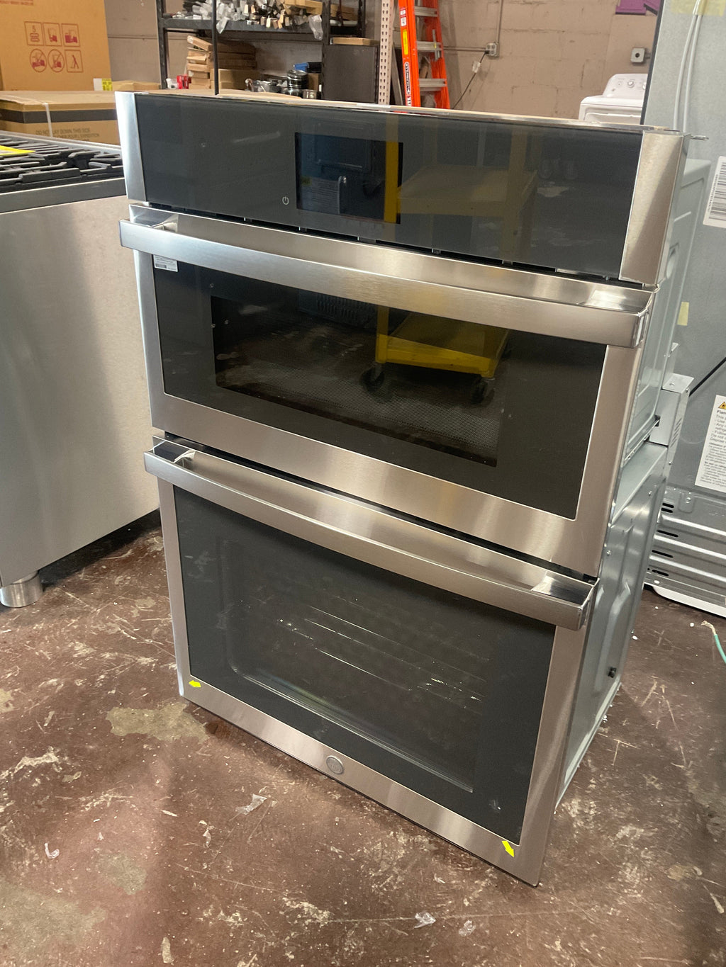GE Profile™ 30 in. Combination Double Wall Oven with Convection, Air Fry, Steam, Sous Vide, and Advantium® Technology