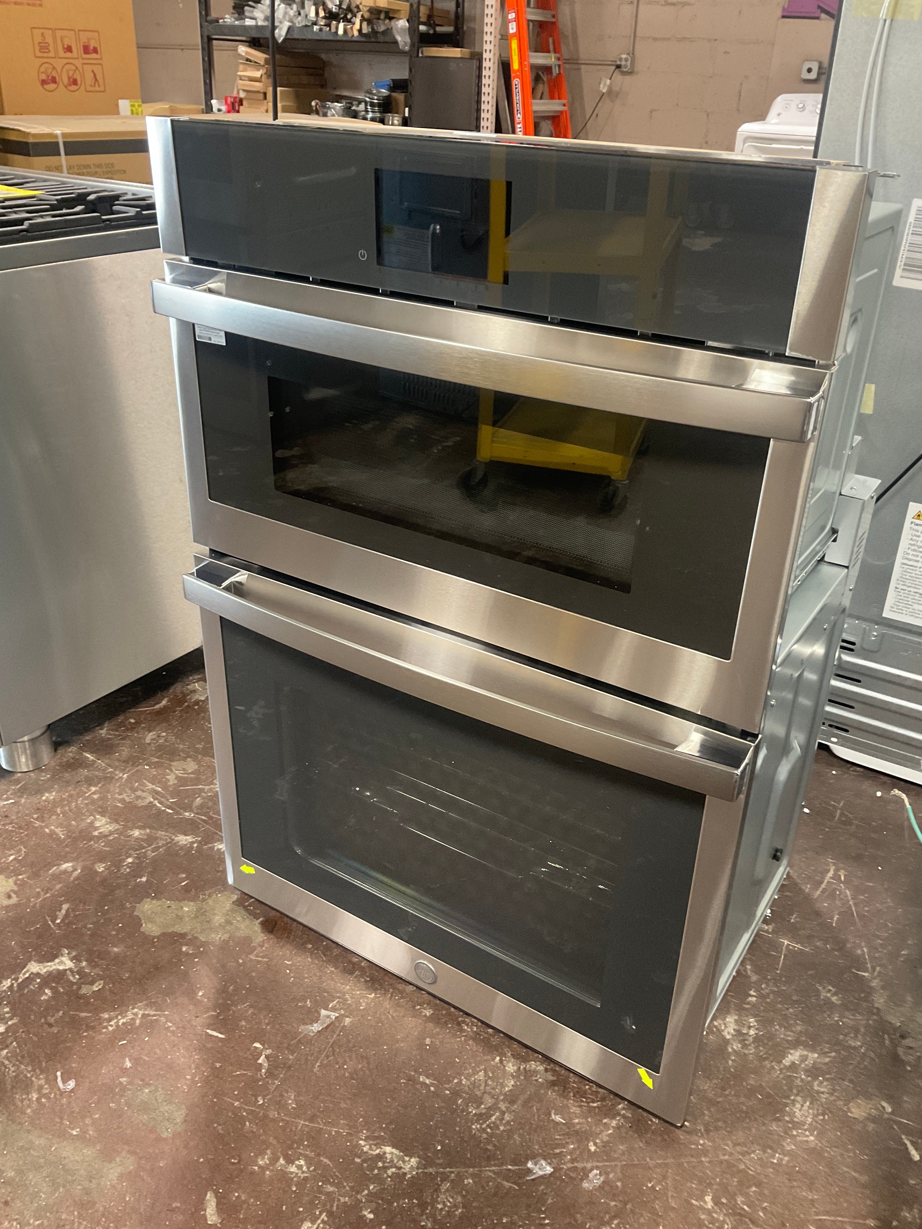 GE Profile™ 30 in. Combination Double Wall Oven with Convection, Air Fry, Steam, Sous Vide, and Advantium® Technology