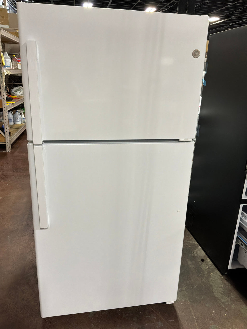 GE® 21.9 Cu. Ft. Garage Ready Top-Freezer Refrigerator