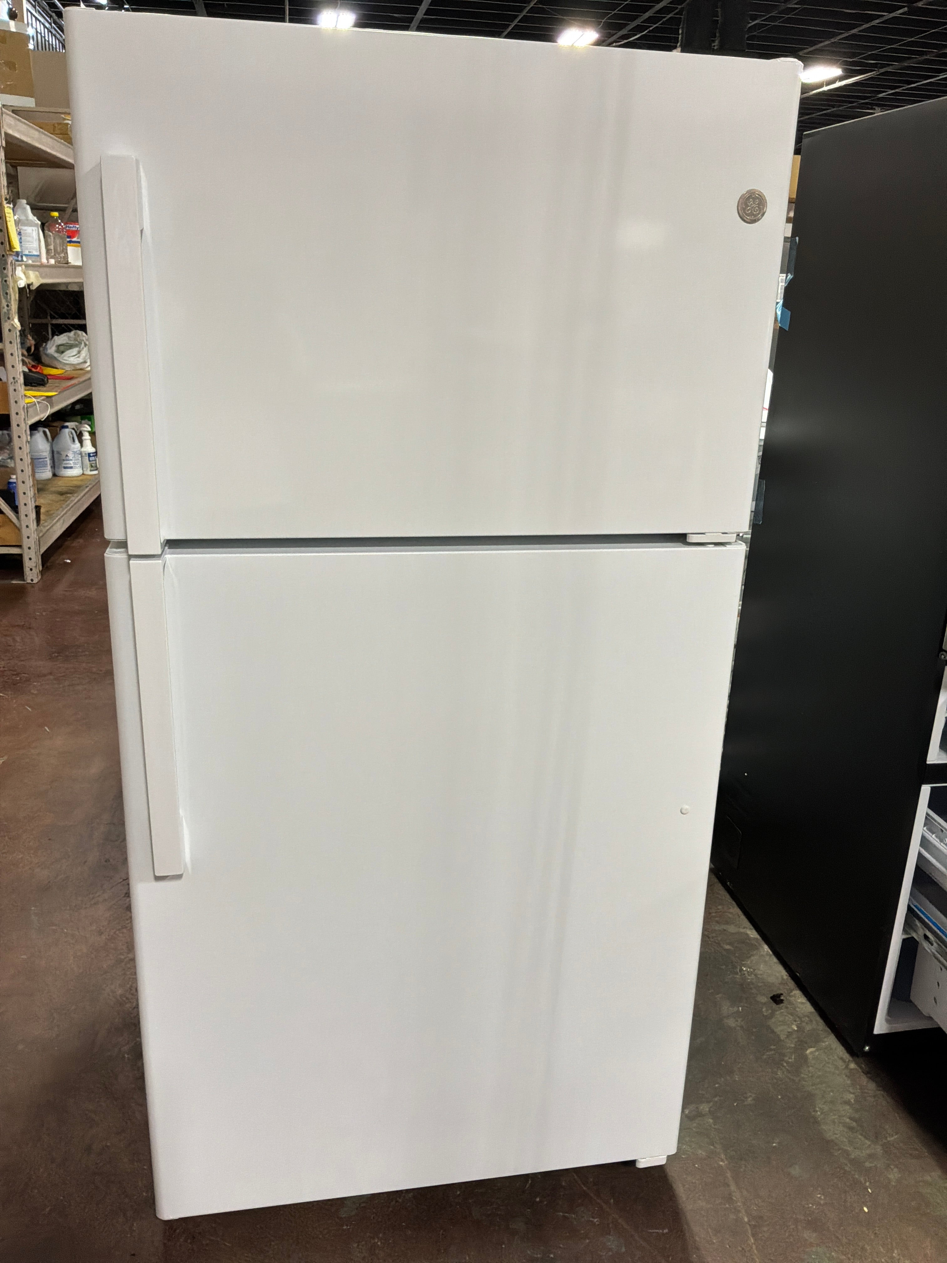 GE® 21.9 Cu. Ft. Garage Ready Top-Freezer Refrigerator