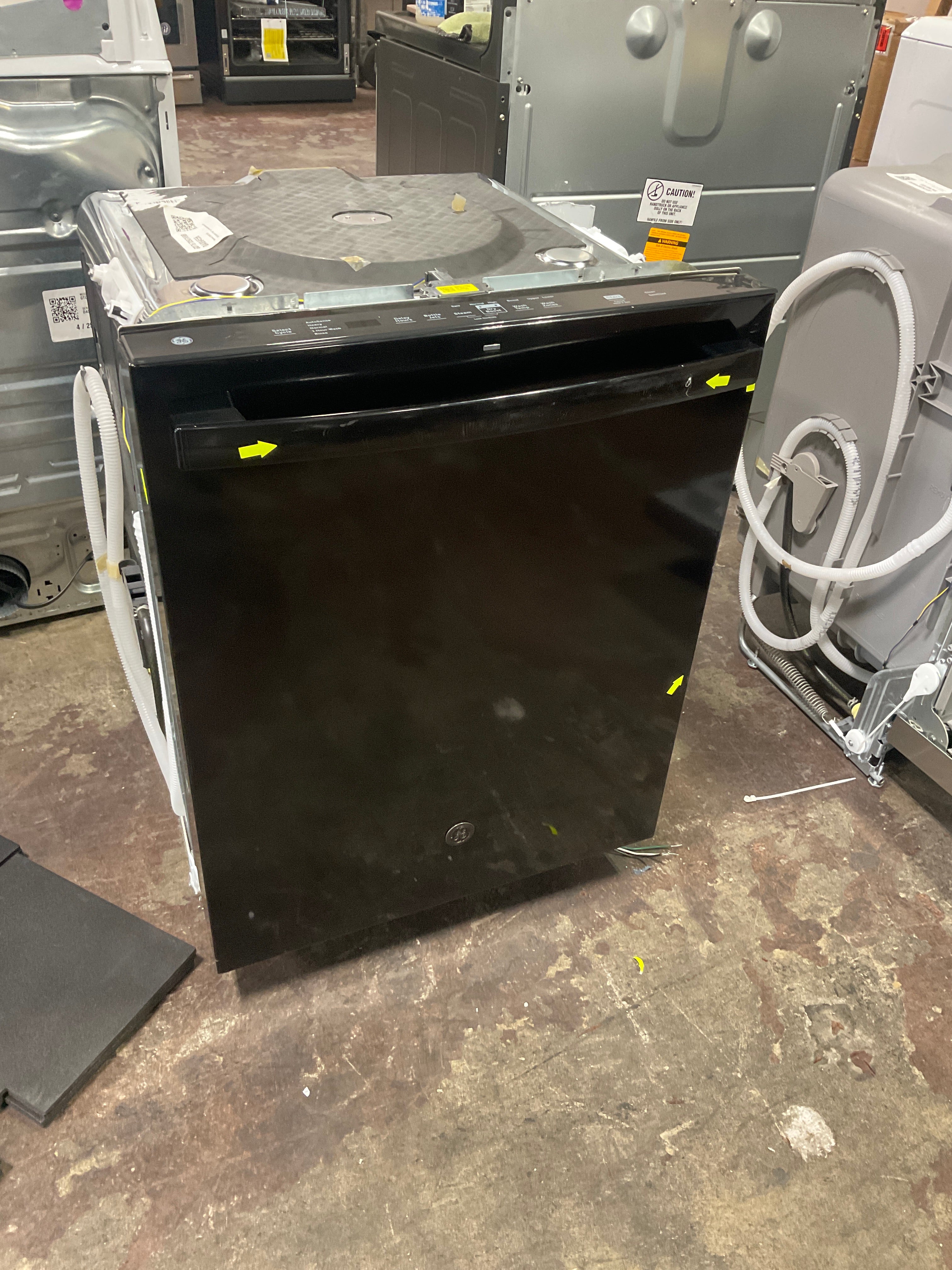 GE GE® ENERGY STAR® Top Control with Stainless Steel Interior Dishwasher with Sanitize Cycle