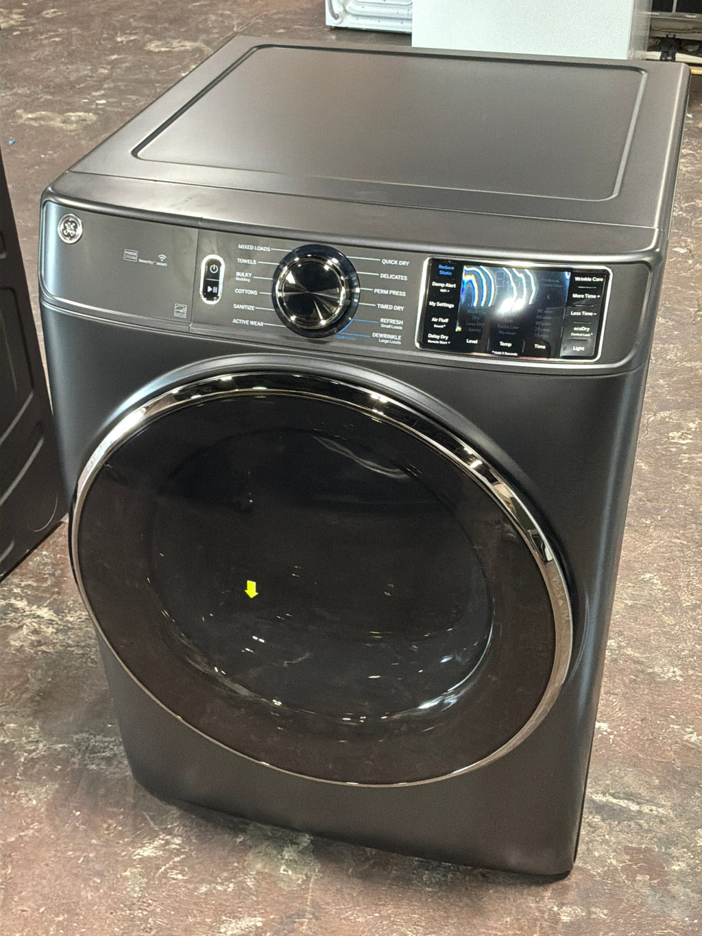 GE® ENERGY STAR® 7.8 cu. ft. Capacity Smart Front Load Electric Dryer with Steam and Sanitize Cycle