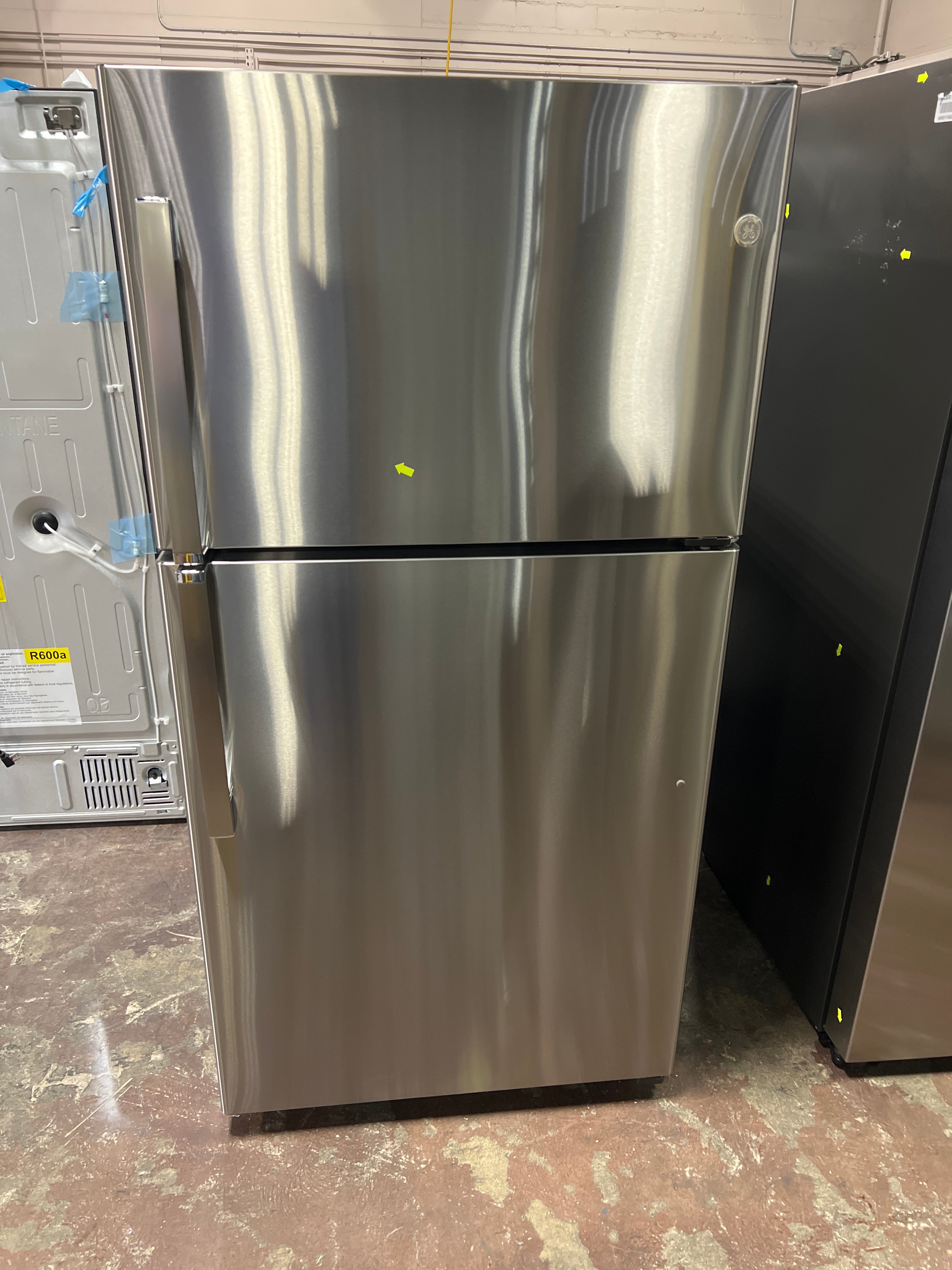 GE® 21.9 Cu. Ft. Garage Ready Top-Freezer Refrigerator