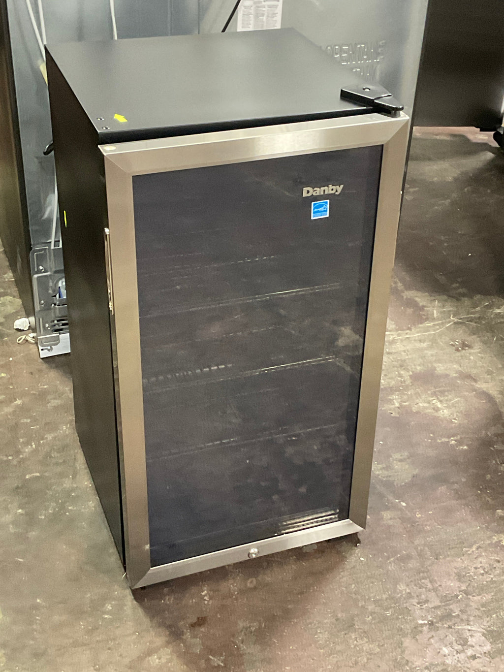 Danby 3.1 cu. ft. Free-Standing Beverage Center in Stainless Steel