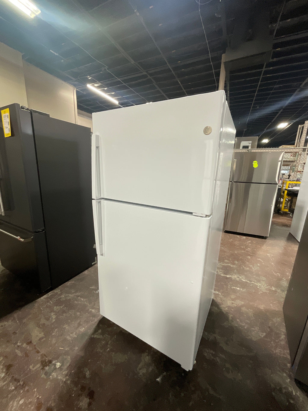 GE® 21.9 Cu. Ft. Garage Ready Top-Freezer Refrigerator