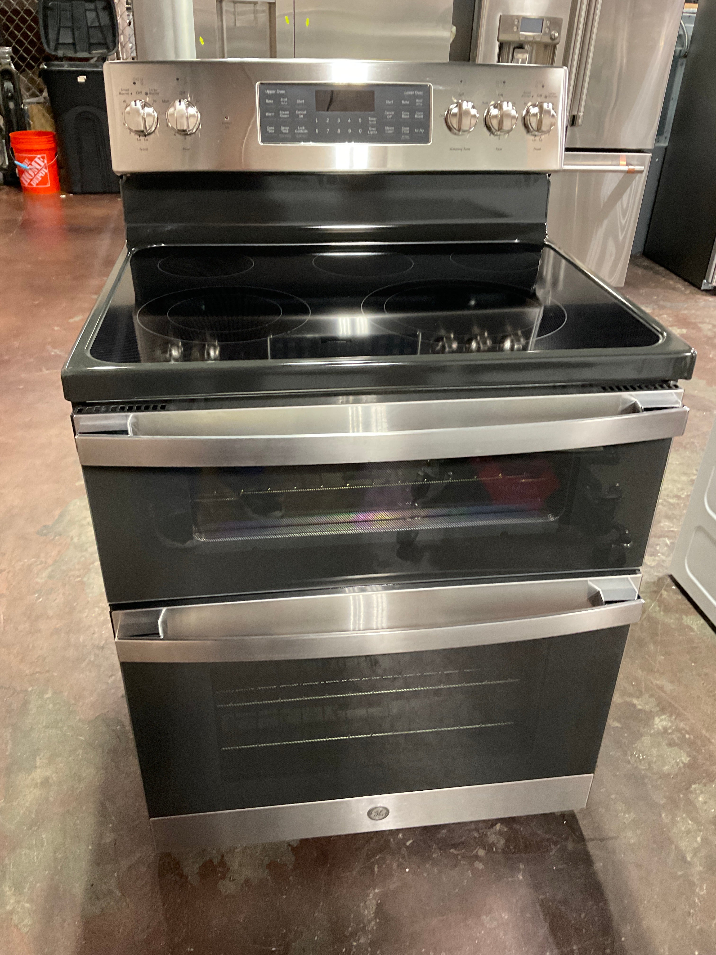 GE 30" Free-Standing Electric Double Oven Convection Range