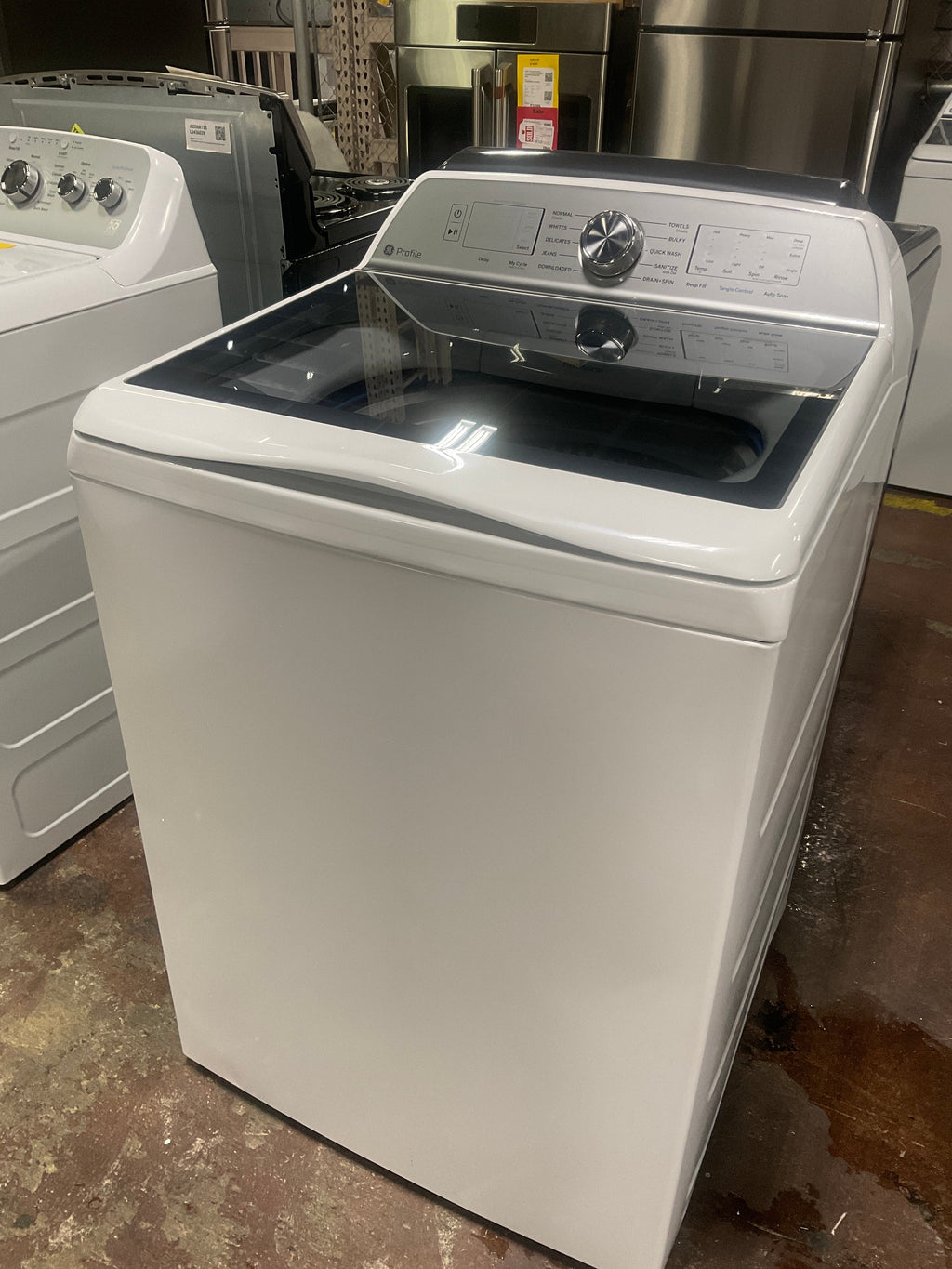 GE Profile™ ENERGY STAR® 5.0 cu. ft. Capacity Washer with Smarter Wash Technology and FlexDispense™