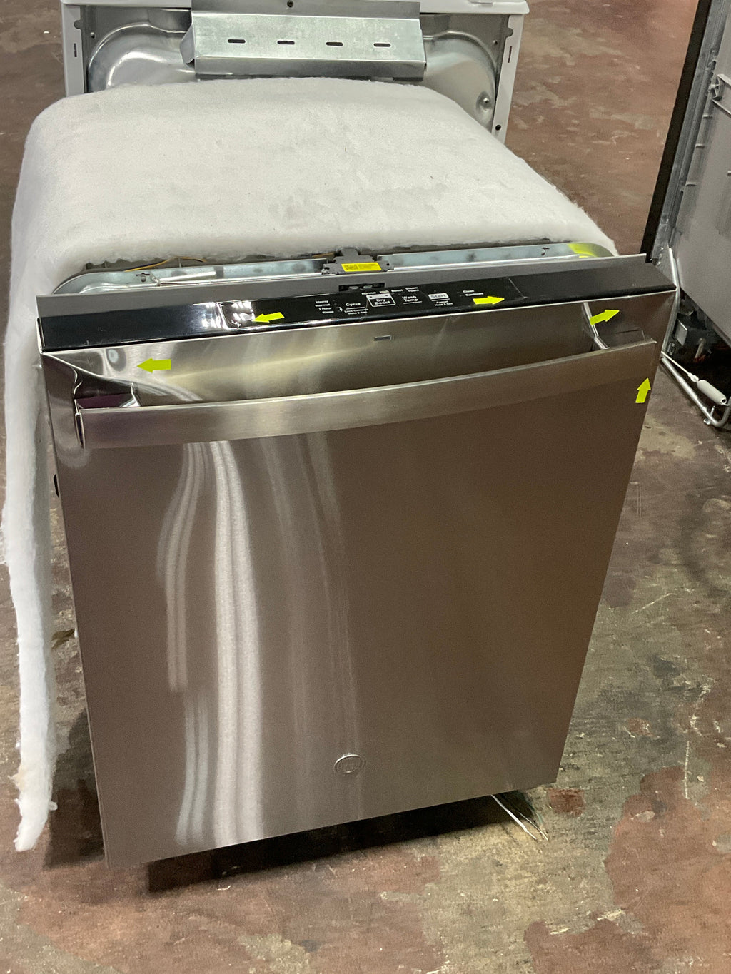 GE GE® ENERGY STAR® Top Control with Plastic Interior Dishwasher with Sanitize Cycle & Dry Boost