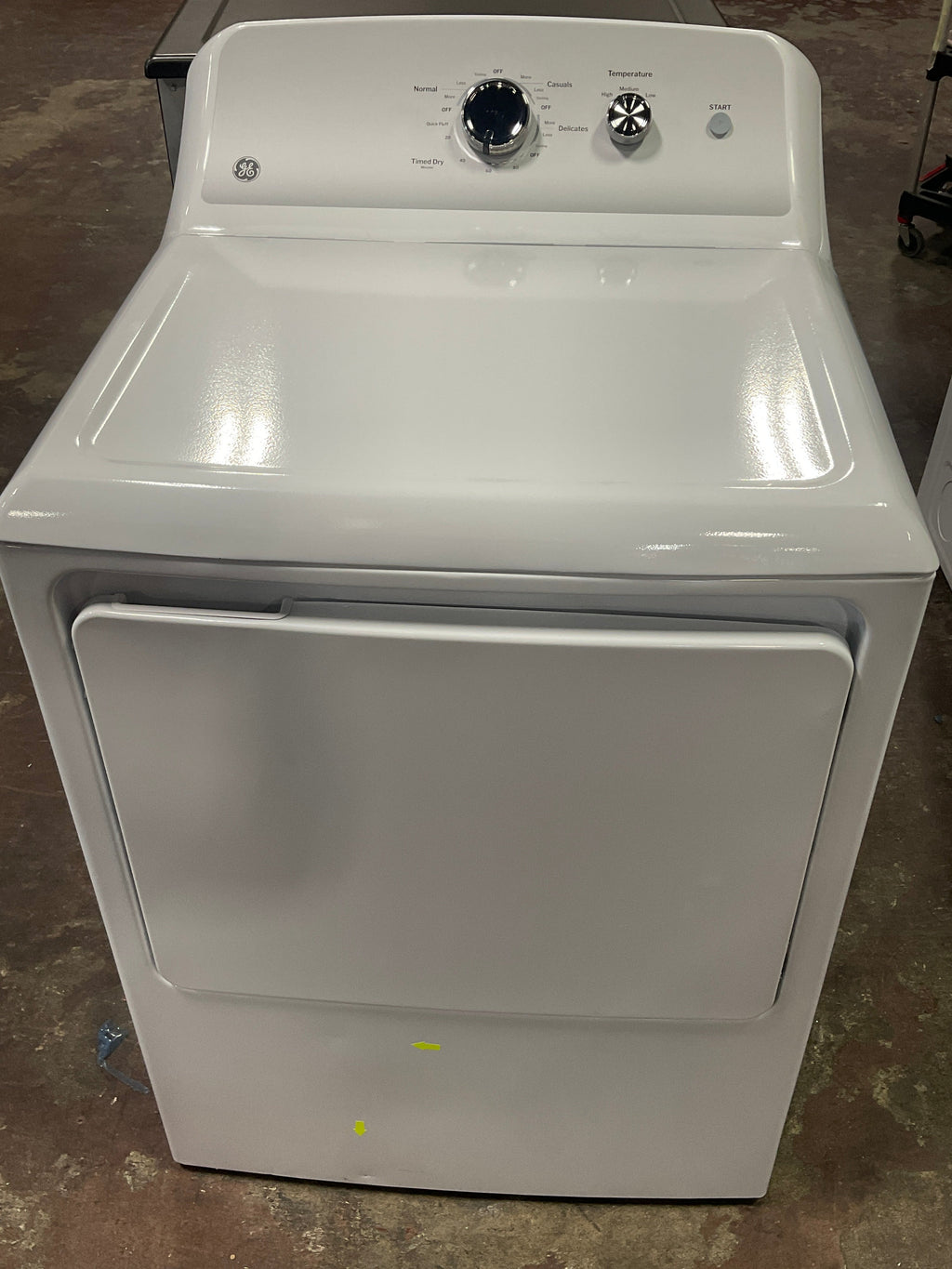 GE GE® 7.2 cu. ft. Capacity Electric Dryer with Up To 120 ft. Venting and Reversible Door
