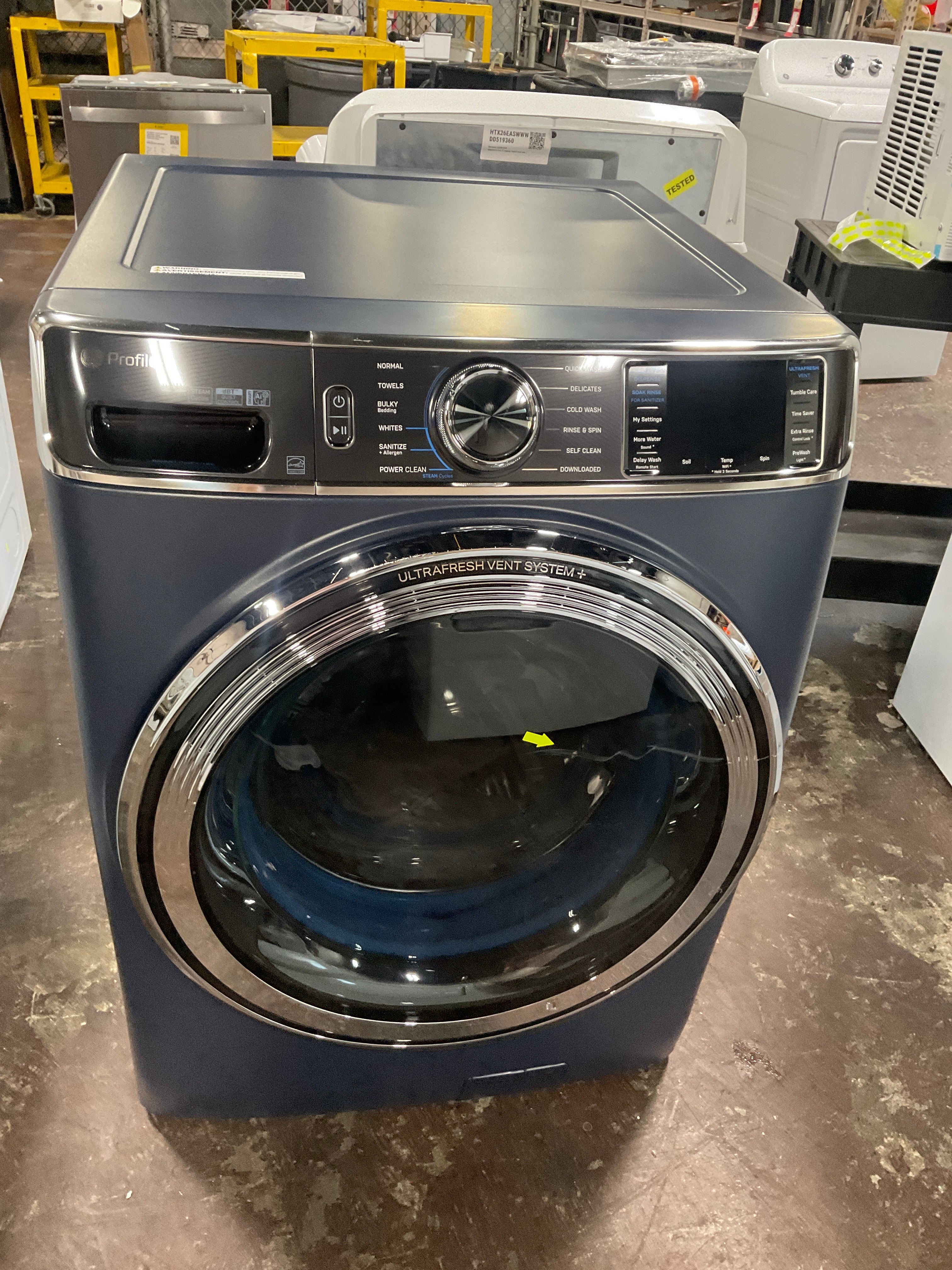 GE Profile™ 5.3 cu. ft. Capacity Smart Front Load ENERGY STAR® Washer with UltraFresh™ Vent System+ with OdorBlock™