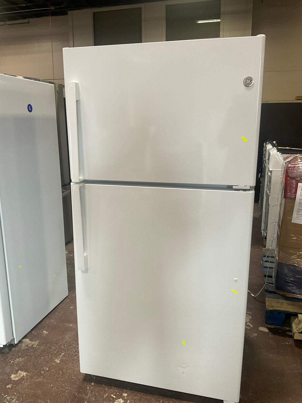 GE® 21.9 Cu. Ft. Garage Ready Top-Freezer Refrigerator