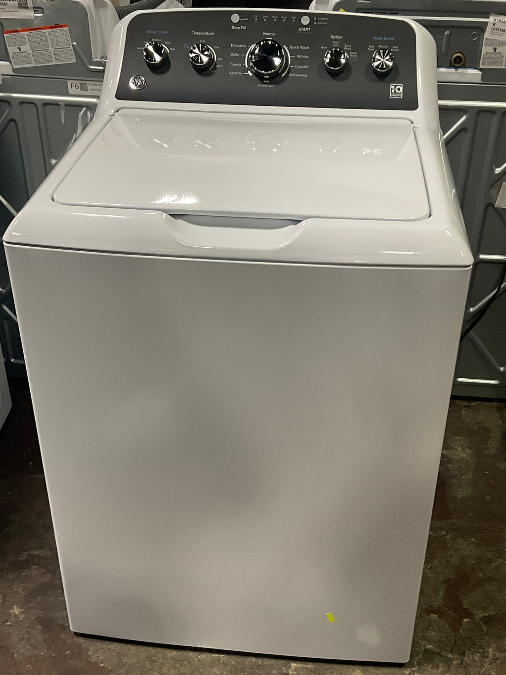 GE GE® 4.5 cu. ft. Capacity Washer with Stainless Steel Basket, Cold Plus and Wash Boost