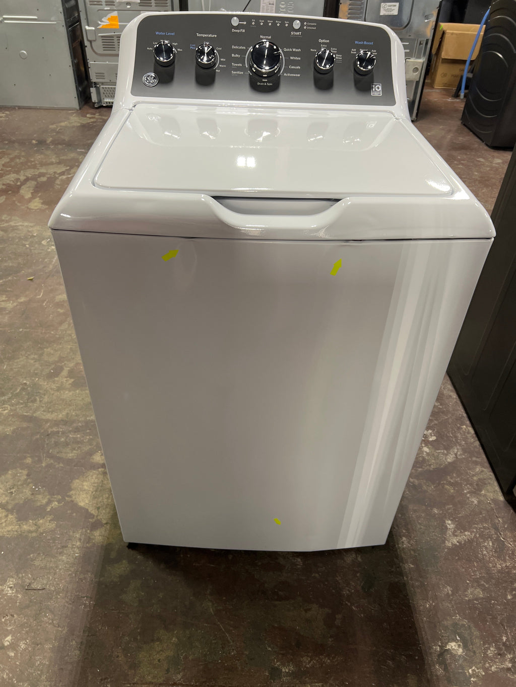 GE GE® 4.5 cu. ft. Capacity Washer with Stainless Steel Basket, Cold Plus and Wash Boost