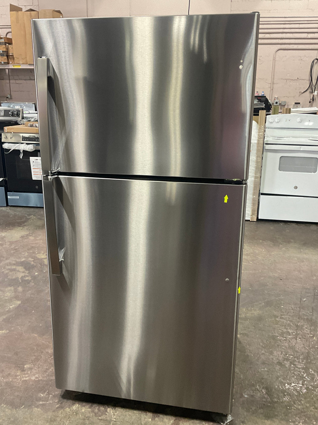 GE® 21.9 Cu. Ft. Garage Ready Top-Freezer Refrigerator
