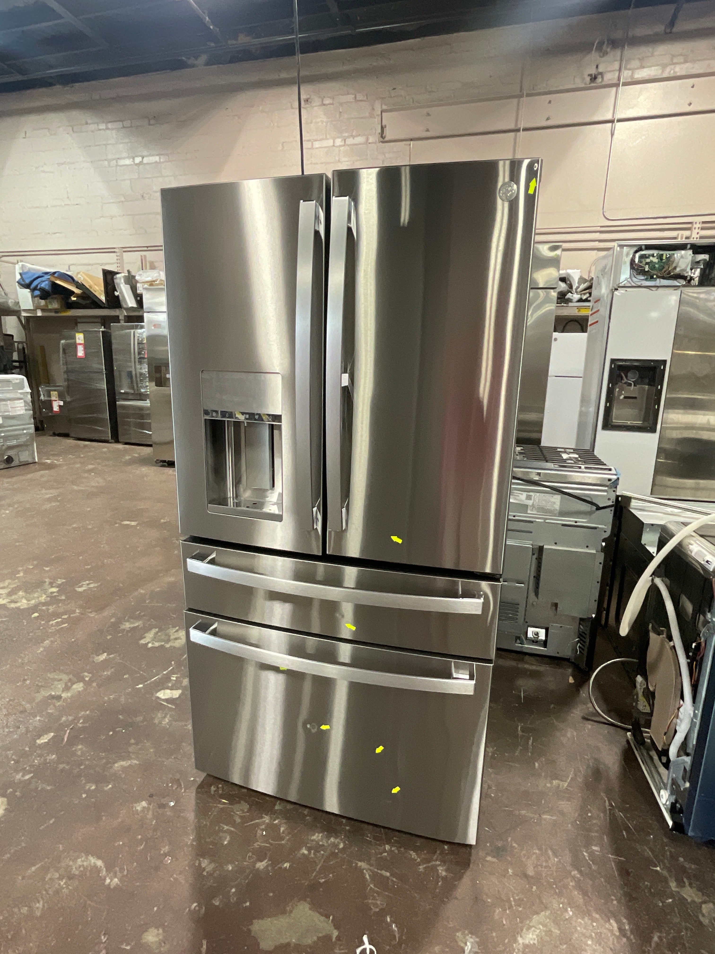 GE Profile™ ENERGY STAR® 27.9 Cu. Ft. Smart Fingerprint Resistant 4-Door French-Door Refrigerator with Door In Door