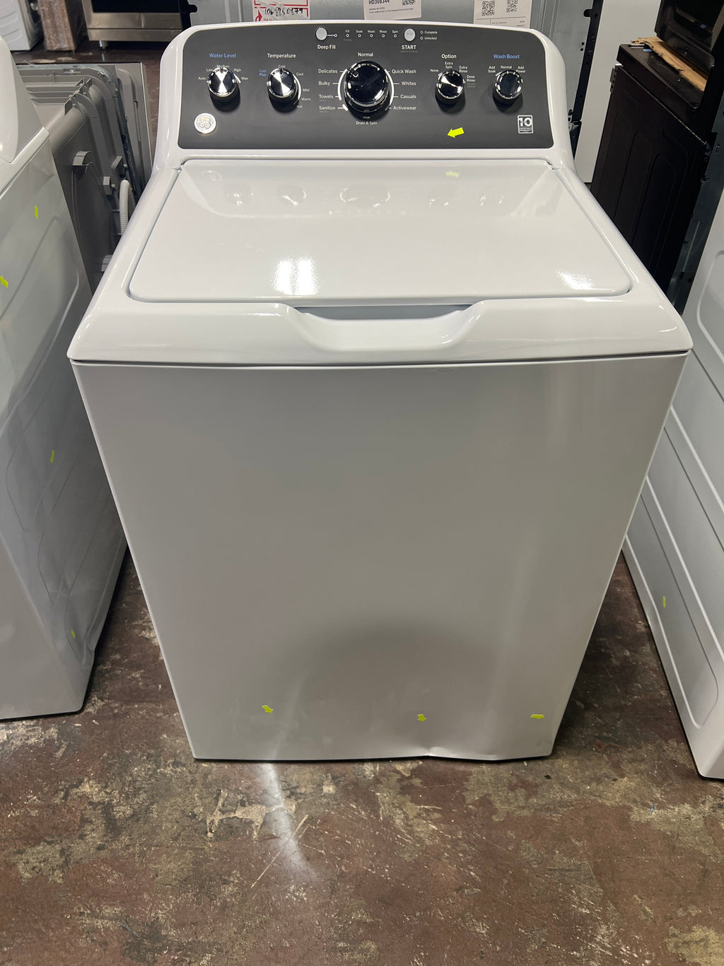 GE GE® 4.5 cu. ft. Capacity Washer with Stainless Steel Basket, Cold Plus and Wash Boost
